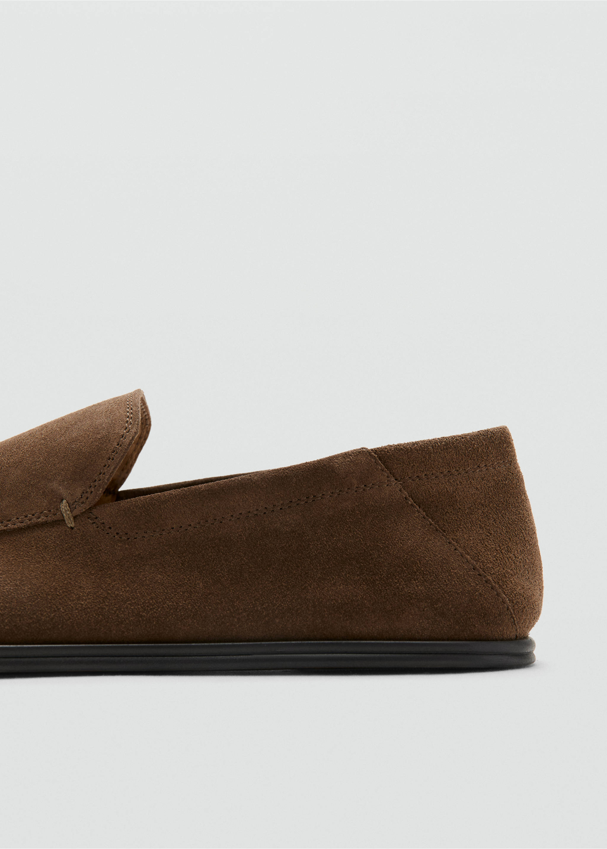 Mocassins cuir daim - Détail de l'article 1, Cognac. Ref: 27057934-00.