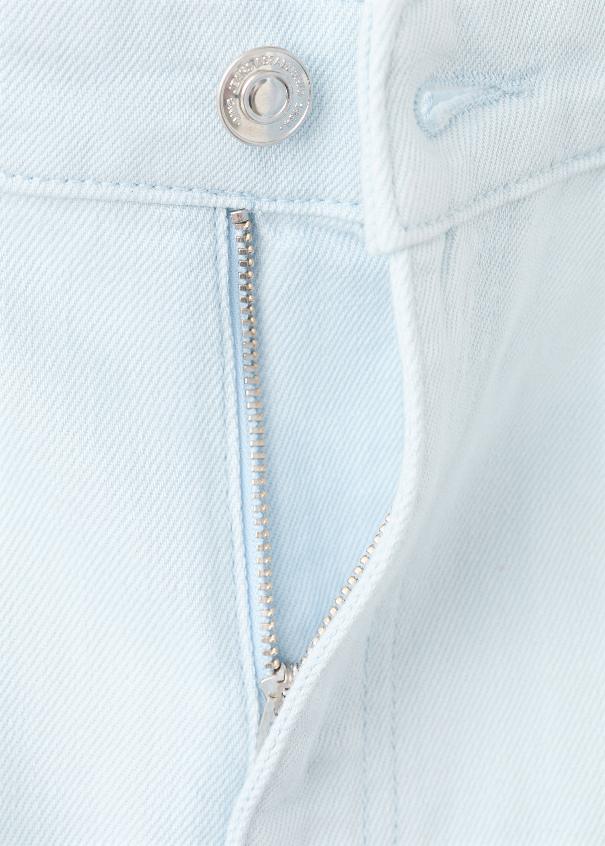 Wide leg mid-rise jeans - Details of the article 0