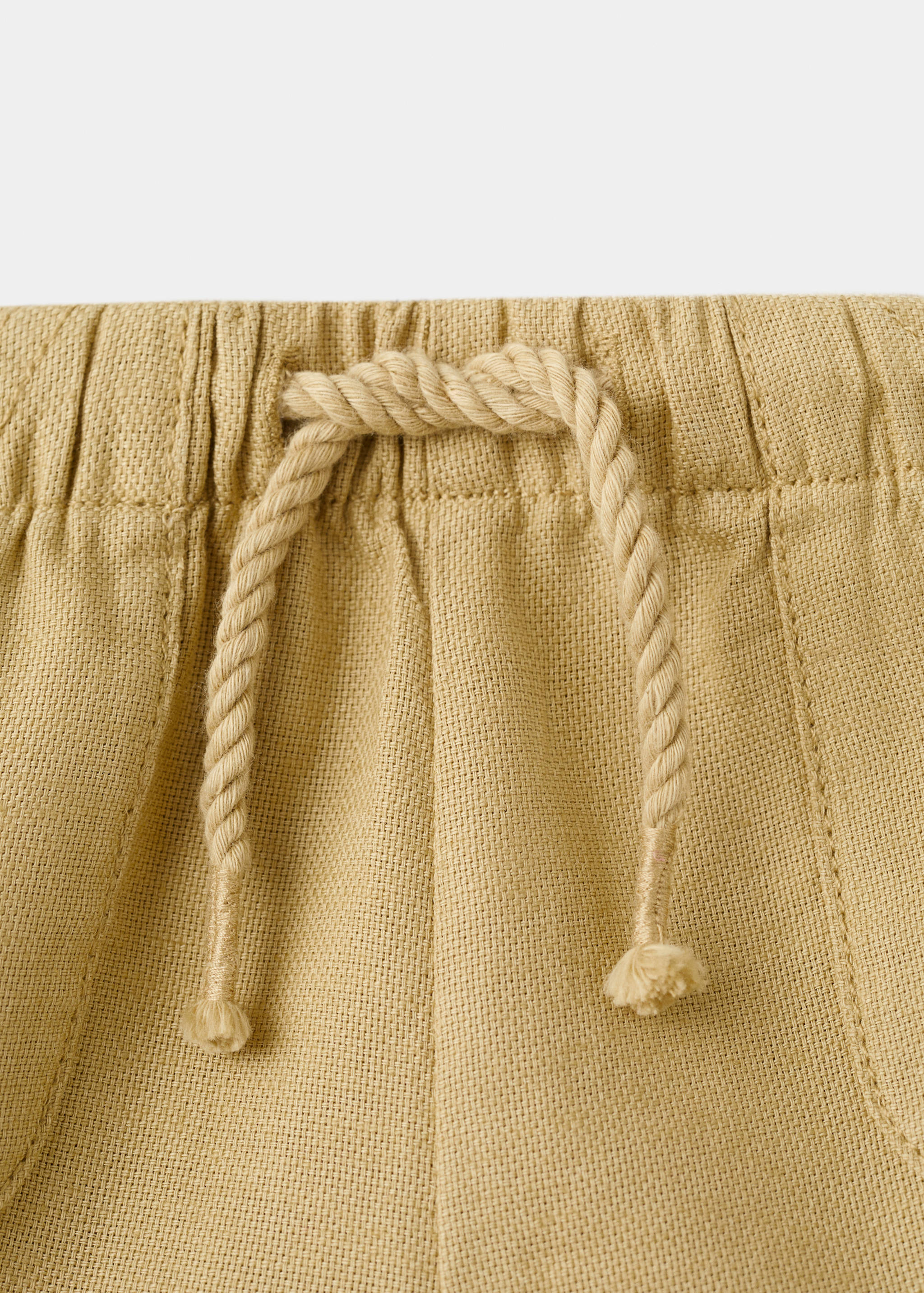 Cotton linen shorts - Details of the article 8