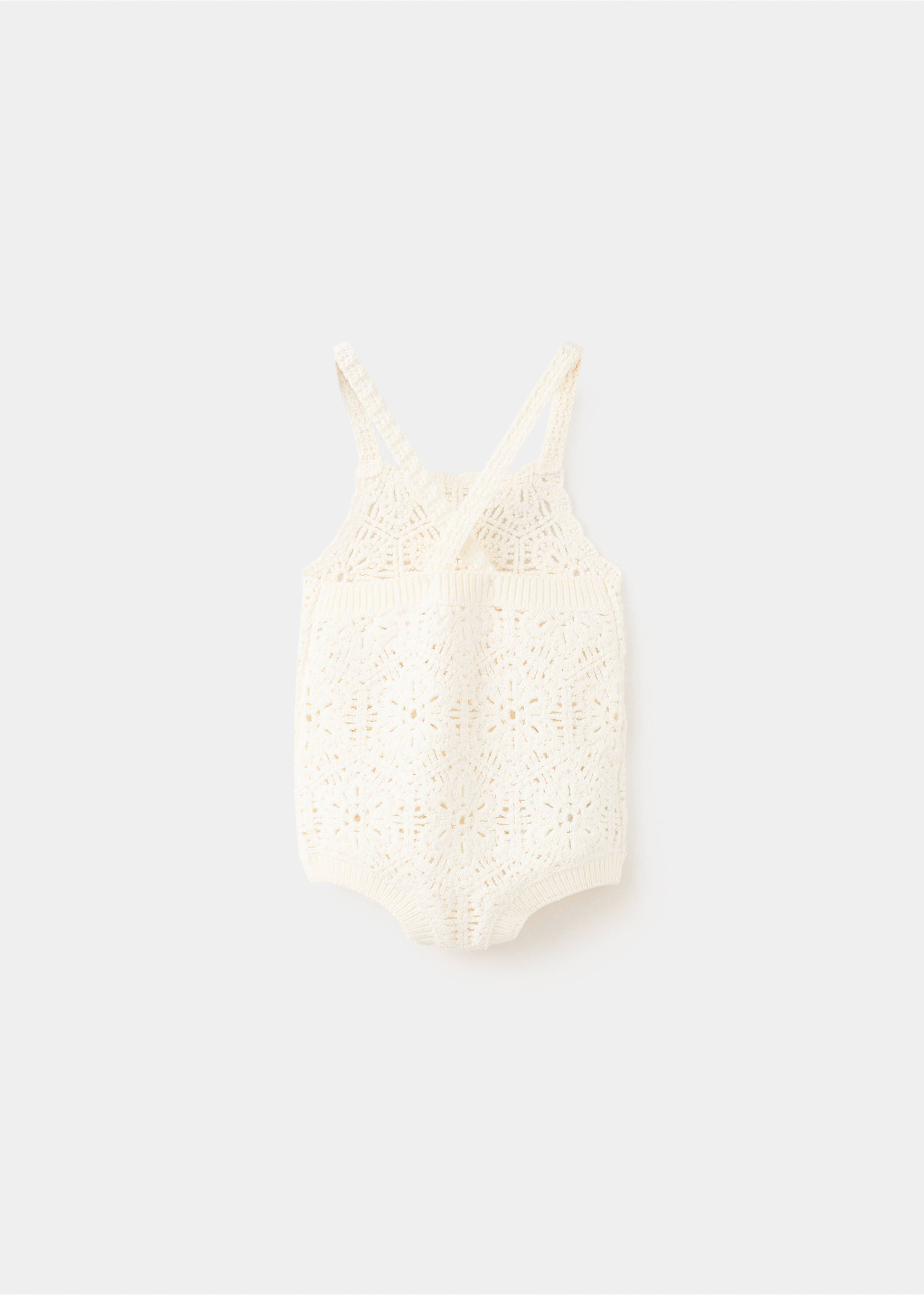 Crochet playsuit - Reverse of the article, Off White. Ref: 27058267-00.