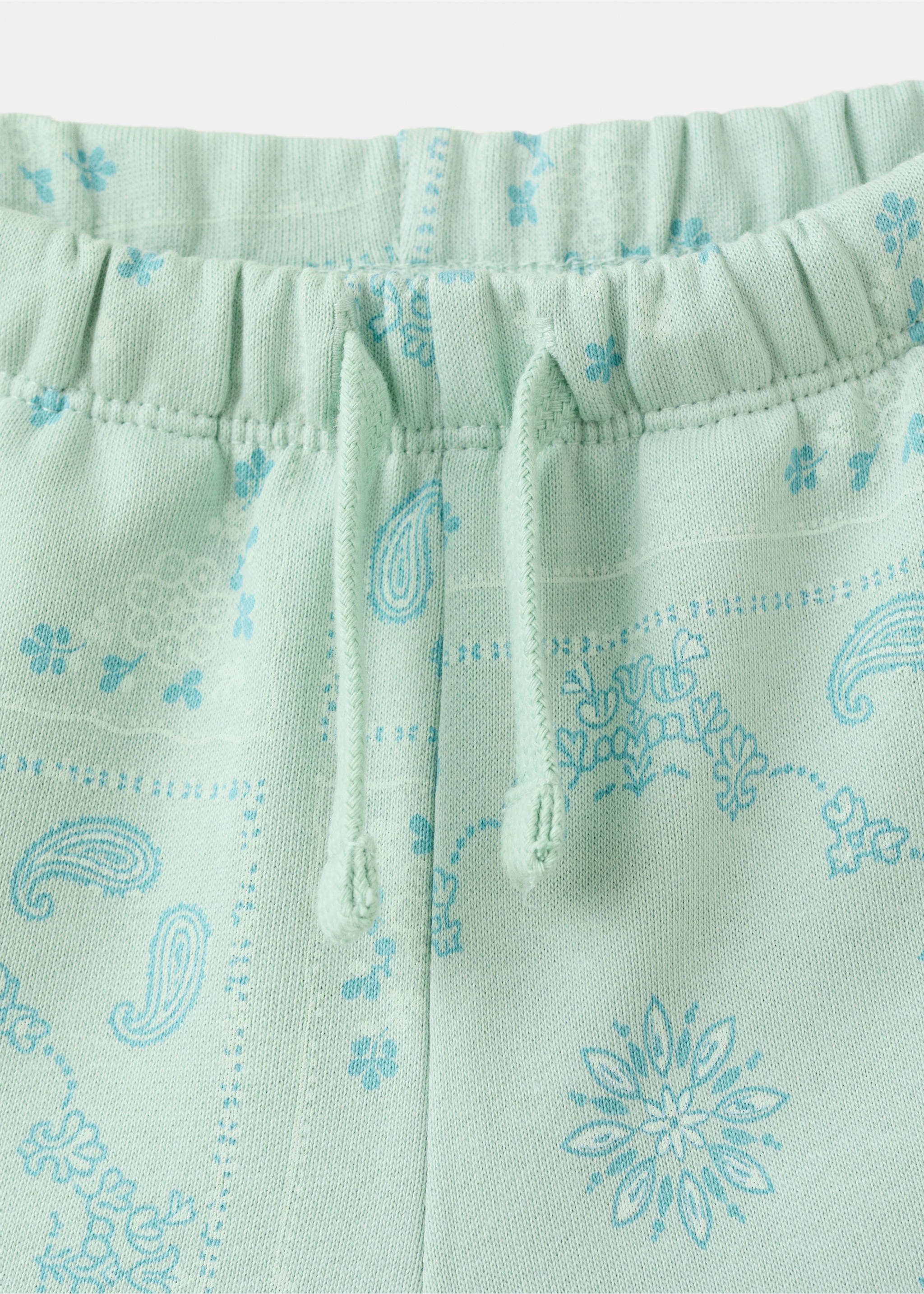 شورت بطبعة زهور - تفاصيل المنتج 0, أزرق سماوي. Ref: 27058269-00.