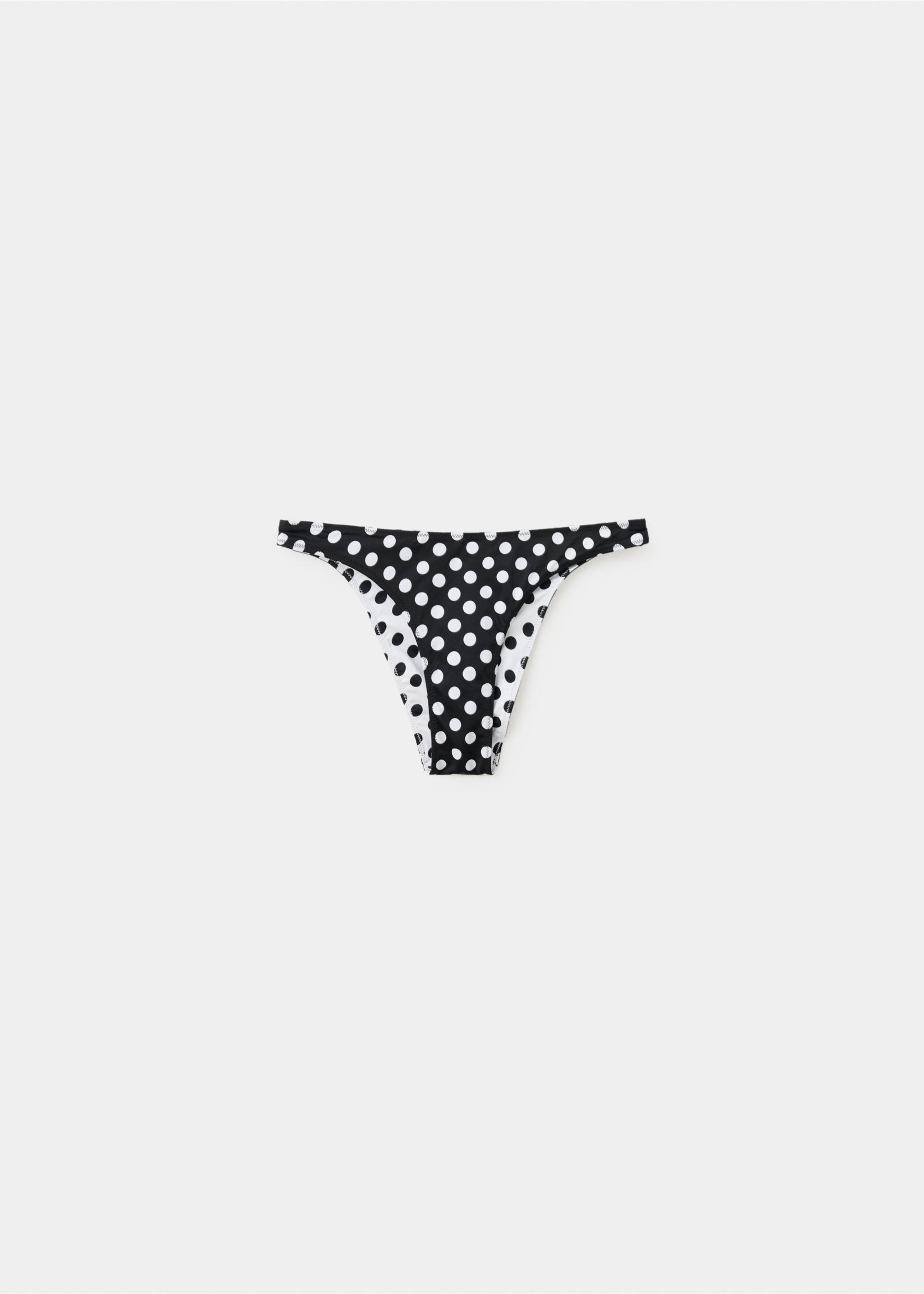Polka-dot bikini bottom - Article without model, Black. Ref: 27058647-00.