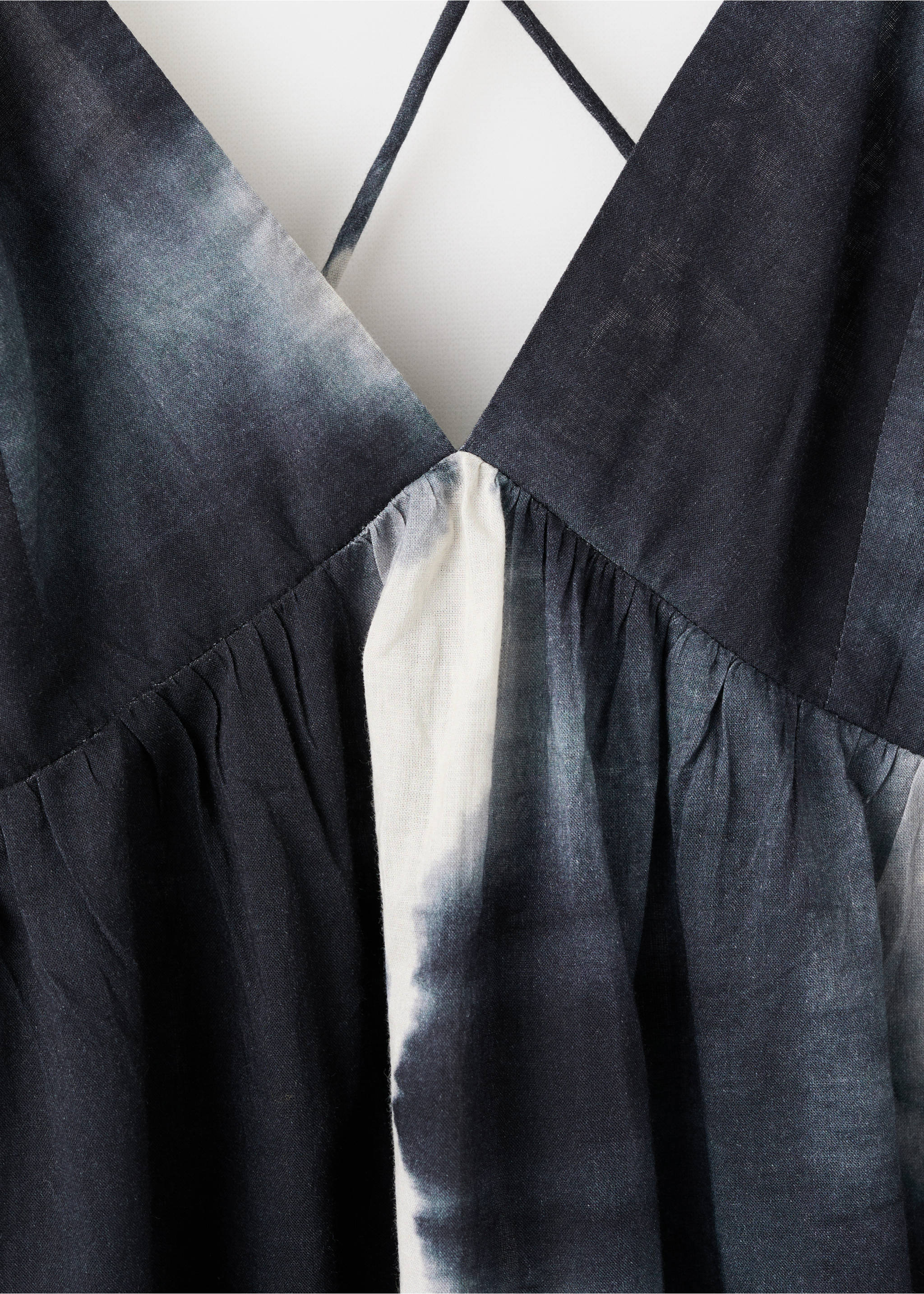 Robe longue tie-dye - Détail de l'article 8, Gris anthracite. Ref: 27058649-00.