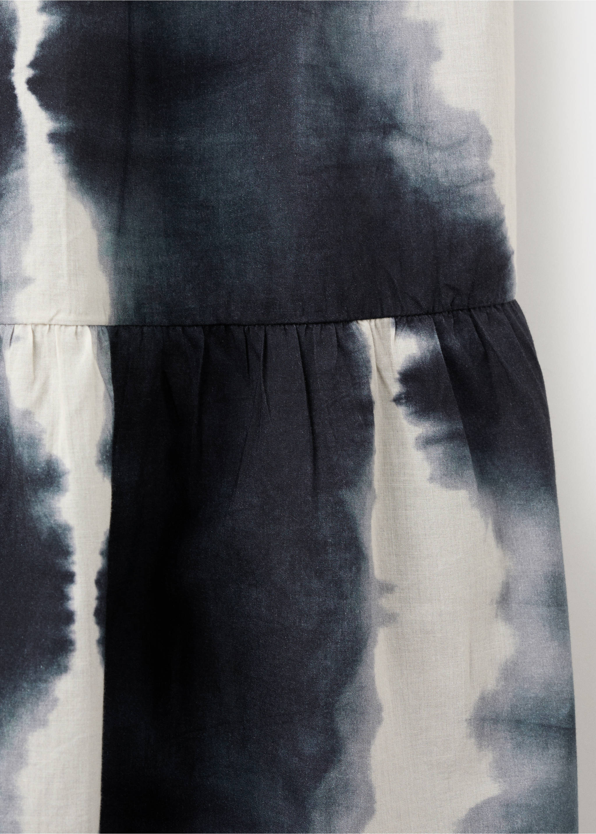 Robe longue tie-dye - Détail de l'article 0, Gris anthracite. Ref: 27058649-00.