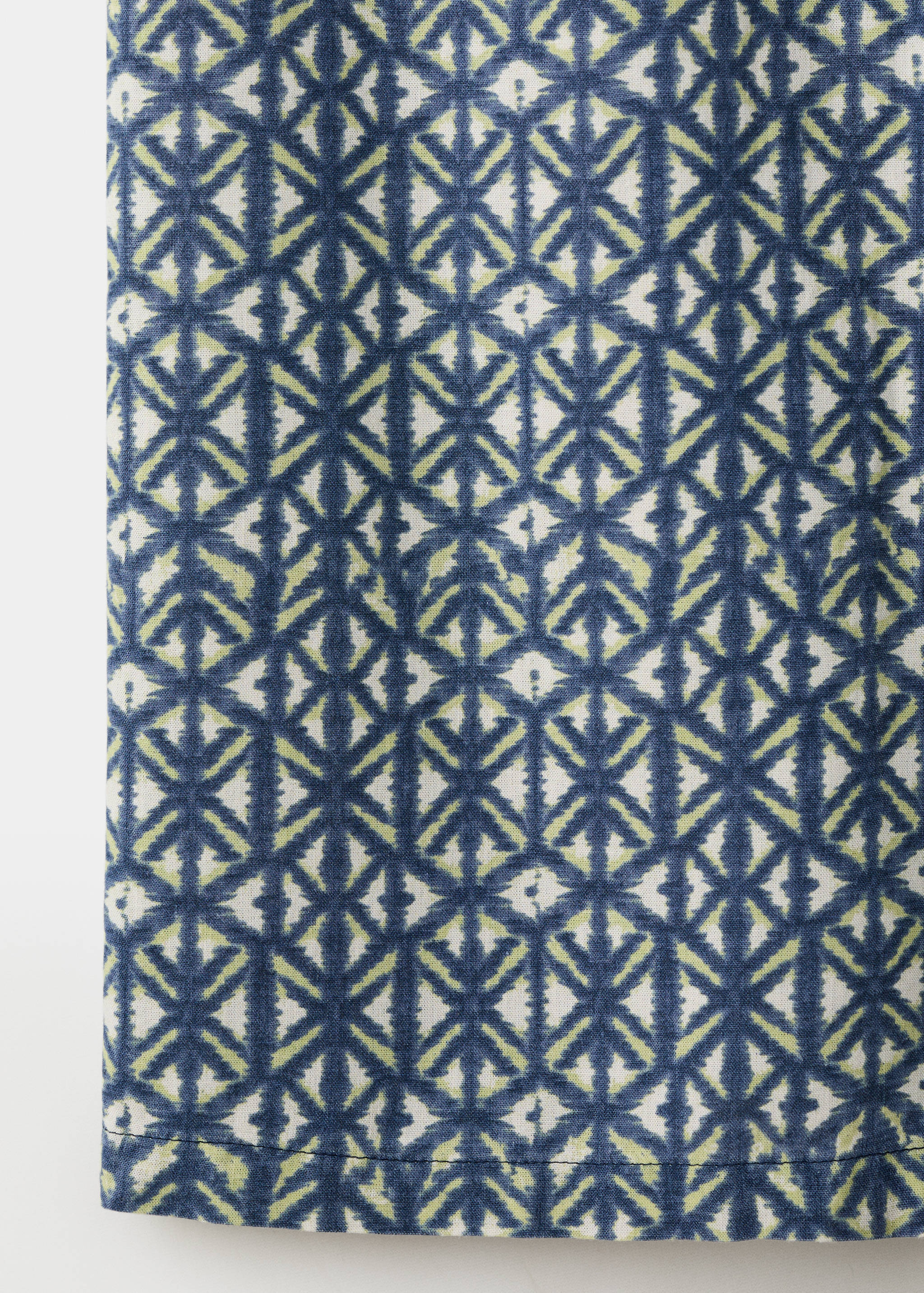 بنطلون كتان مطبوع - تفاصيل المنتج 0