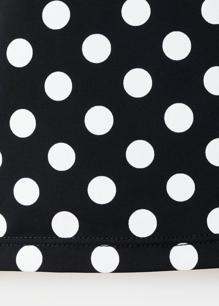 Polka-dot skirt — Black
