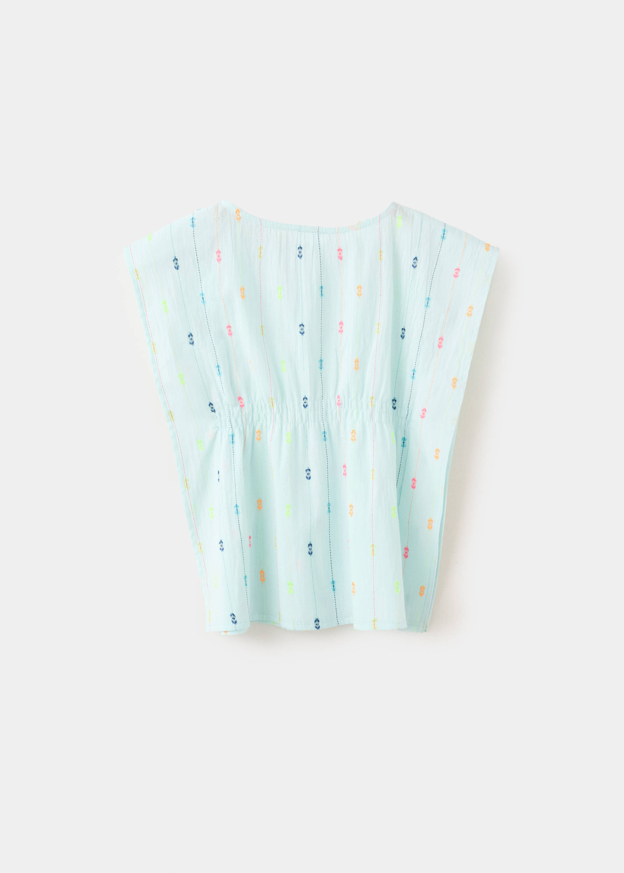 Robe coton détails brodés - Verso de l’article