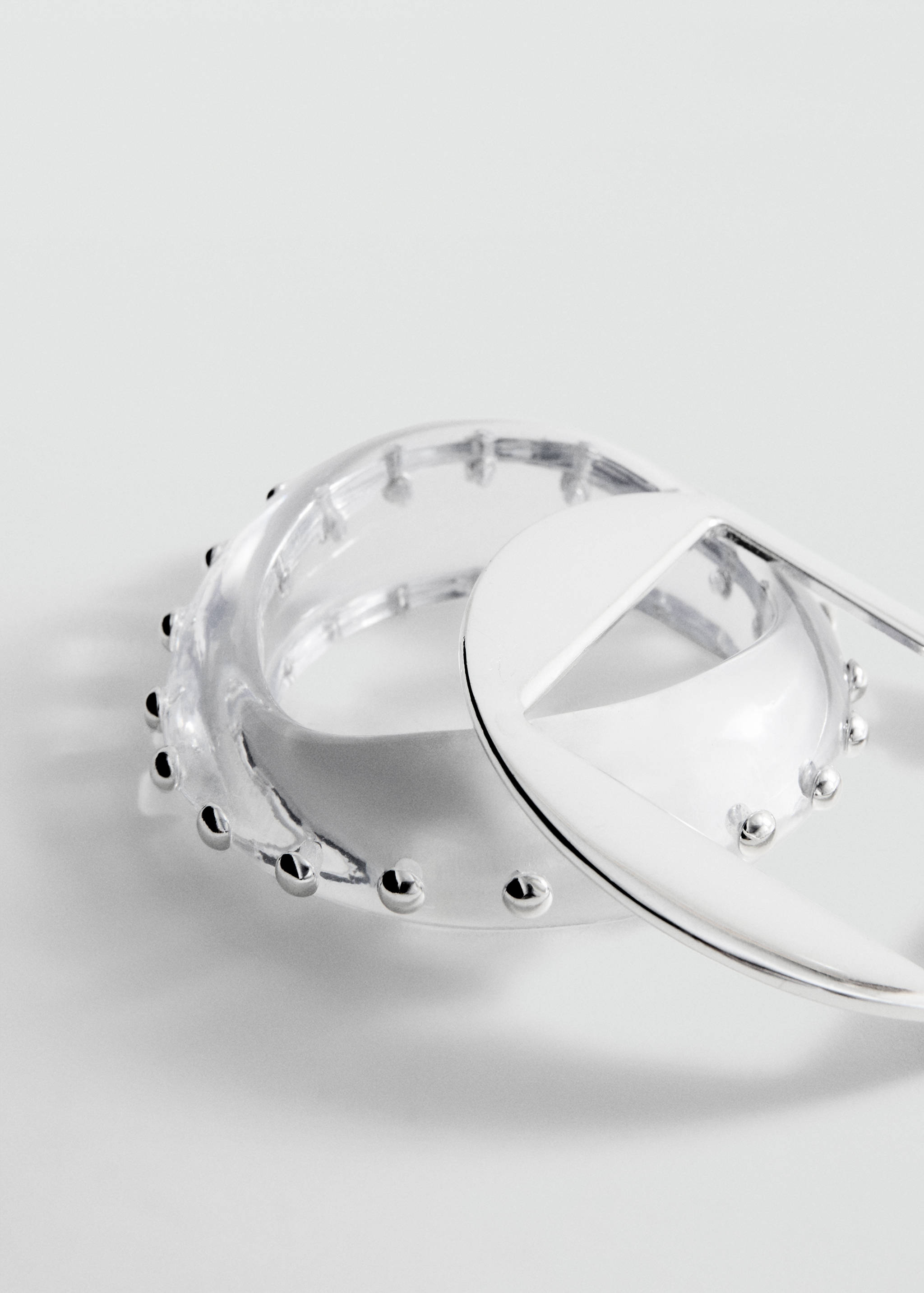 Rigid bracelets set - Medium plane