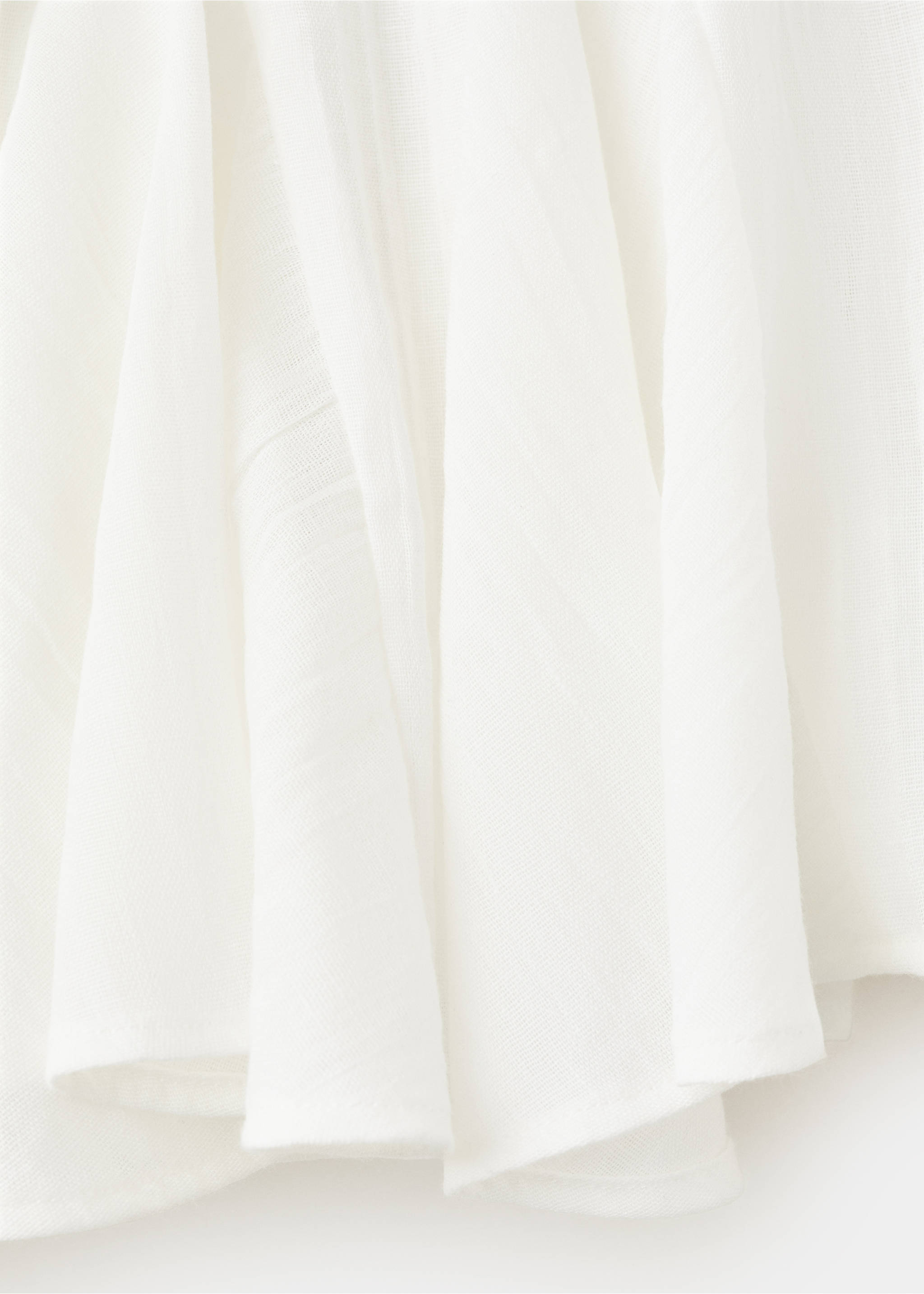 Jupe courte à volants - Détail de l'article 8, Blanc. Ref: 27058659-00.