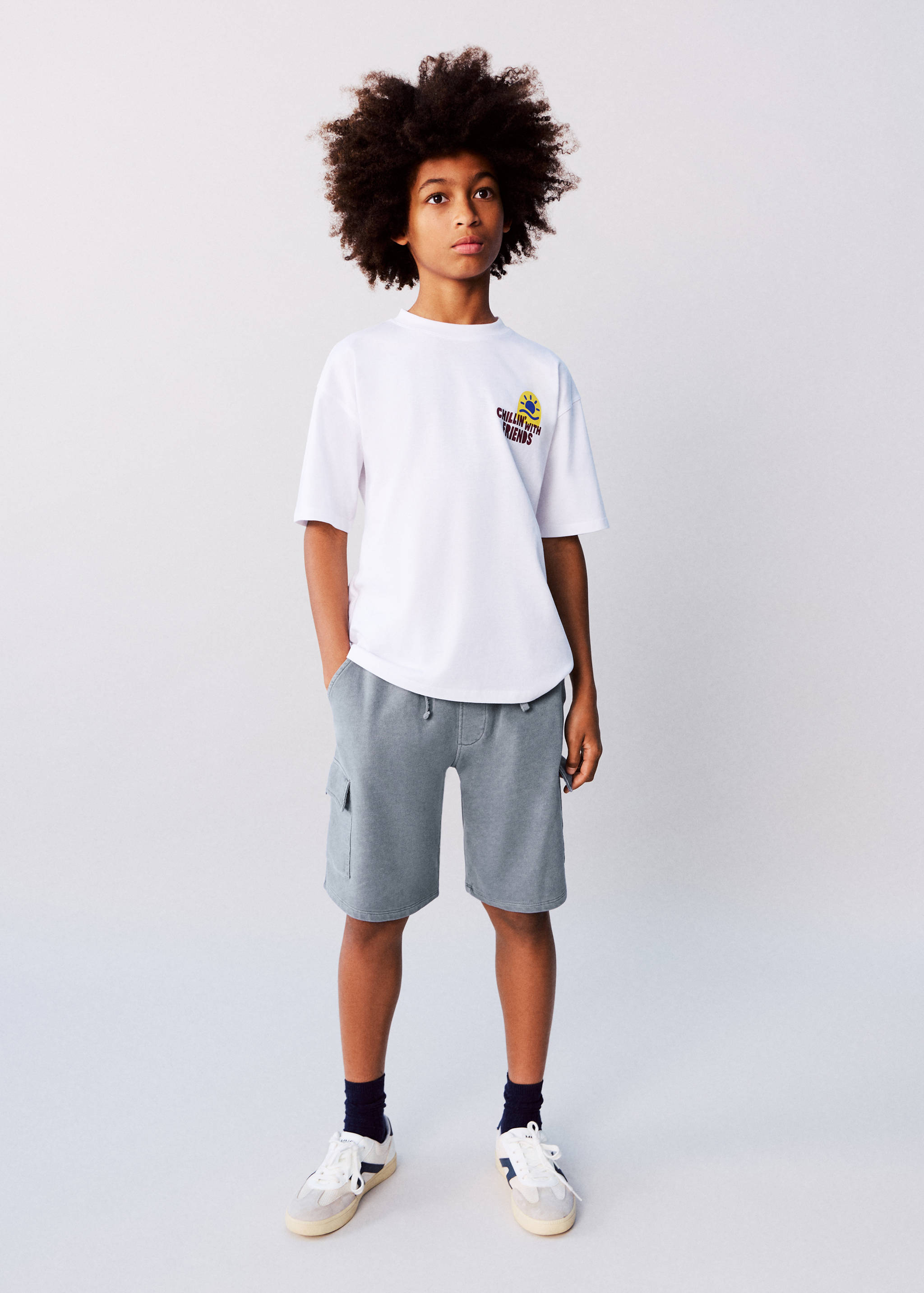 Cargo pockets Bermuda shorts - General plane