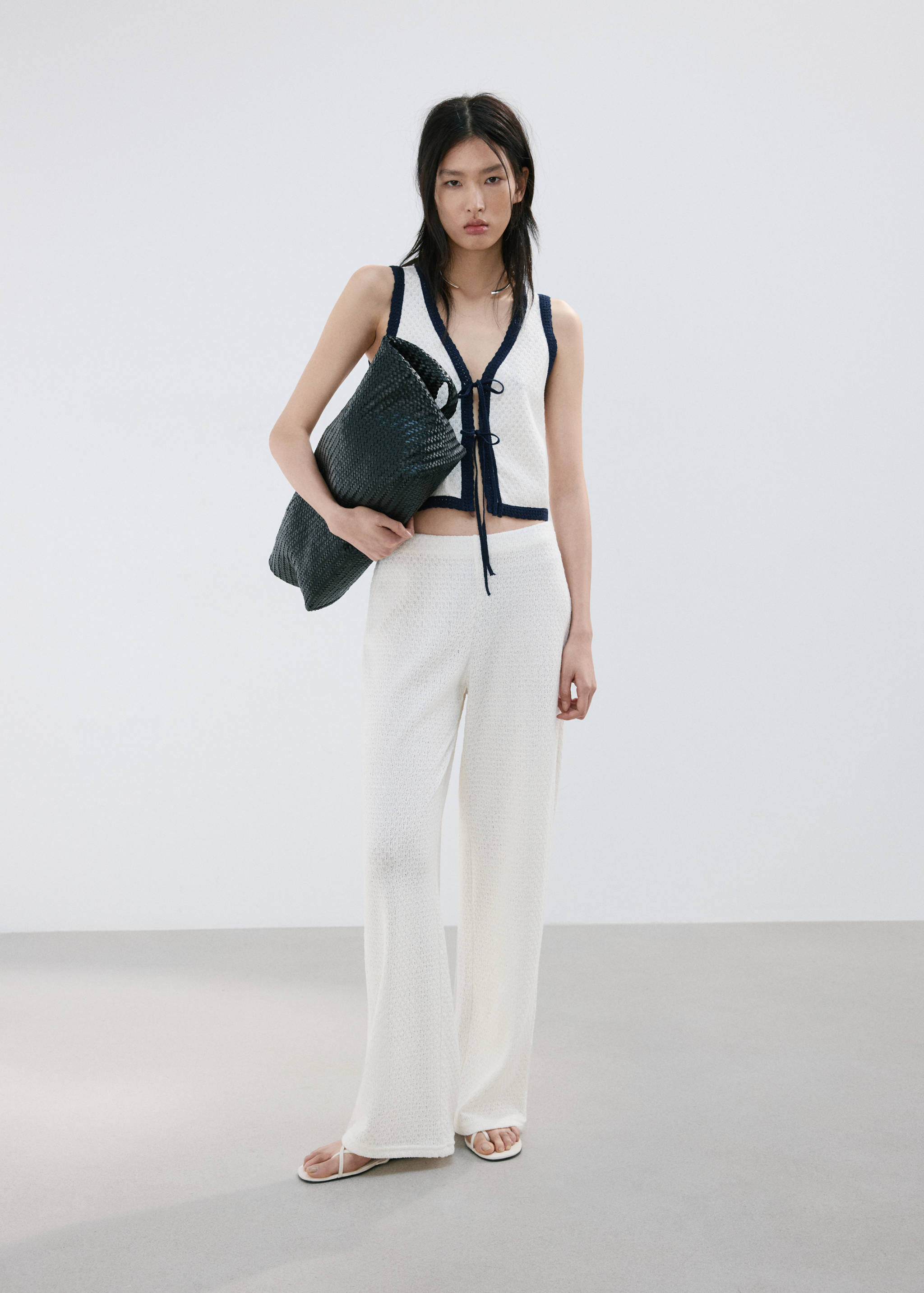 Pantalon droit maille - Plan général