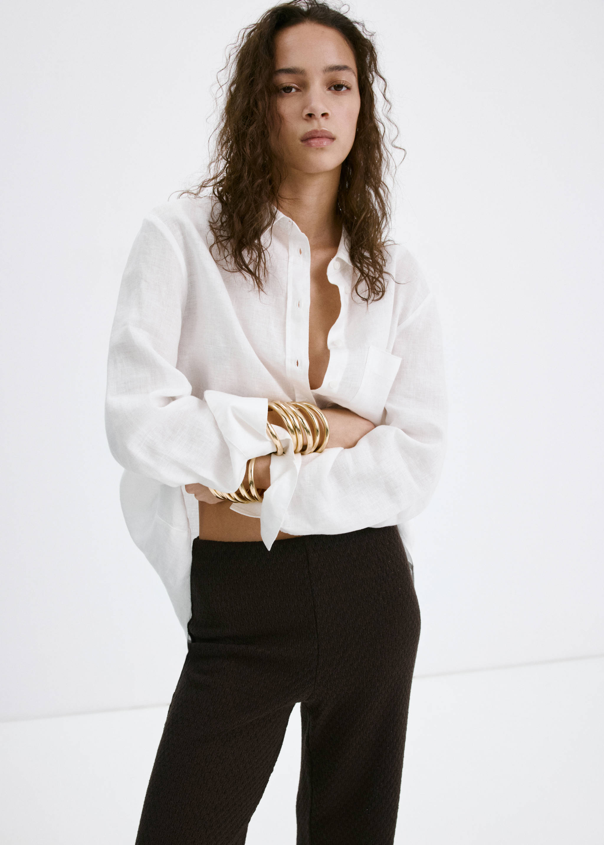 Pantalon droit maille - Détail de l'article 1