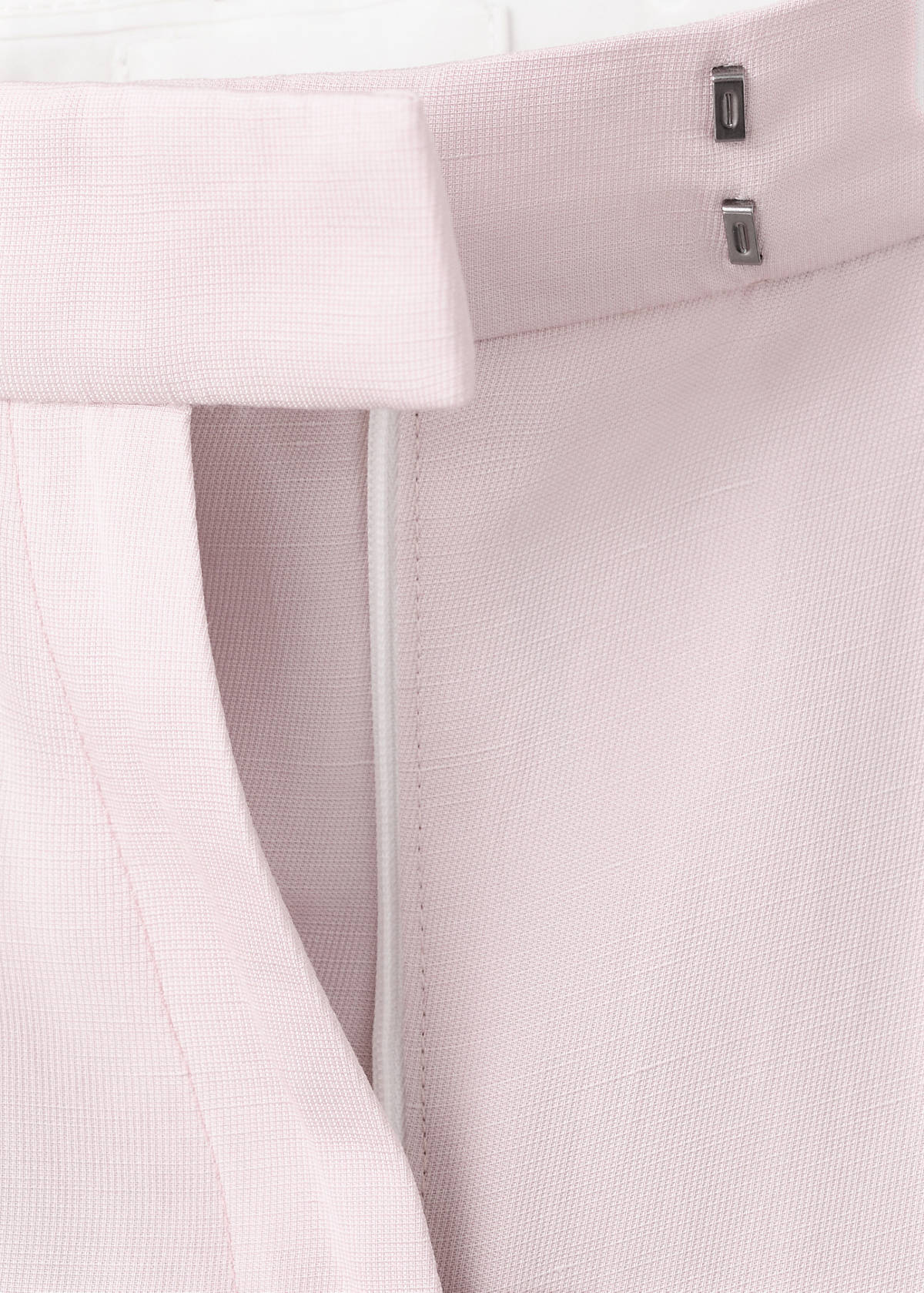 Straight-fit linen suit trousers — Light/Pastel Purple
