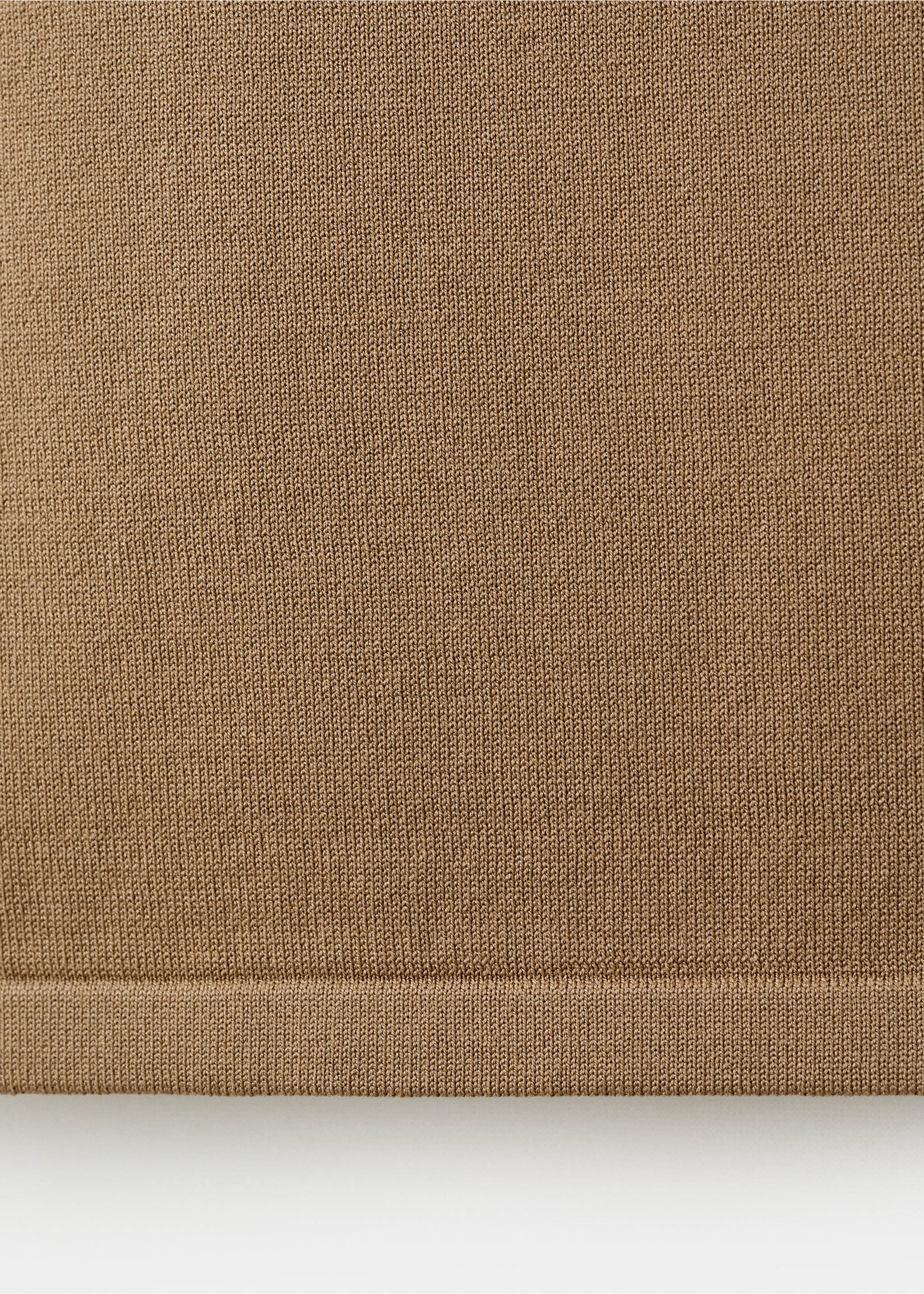 Sleeveless top with decorative buttons - Details of the article 0, Caramel. Ref: 27059060-00.