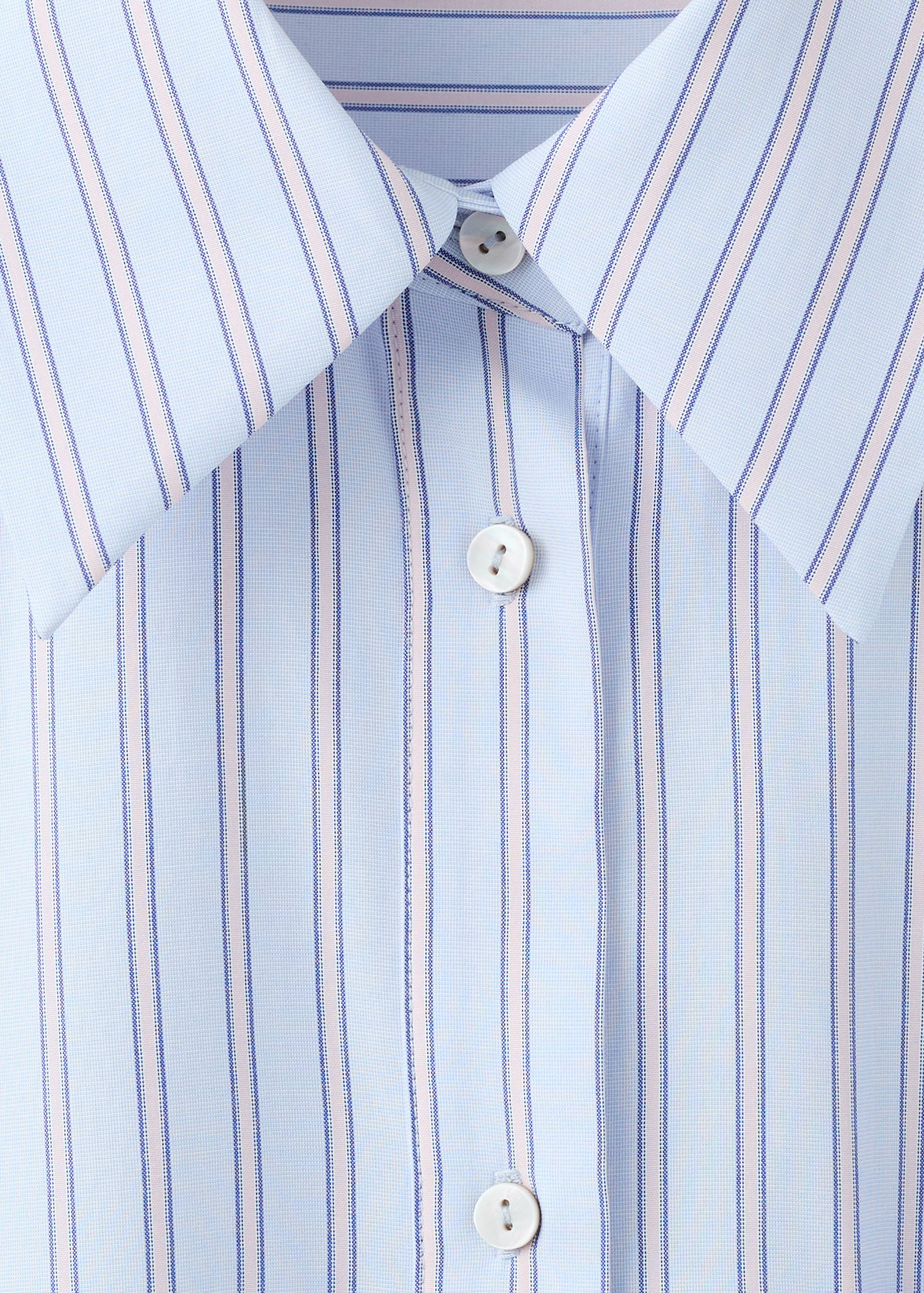 Striped shirt with rhinestone detail - Details of the article 8
