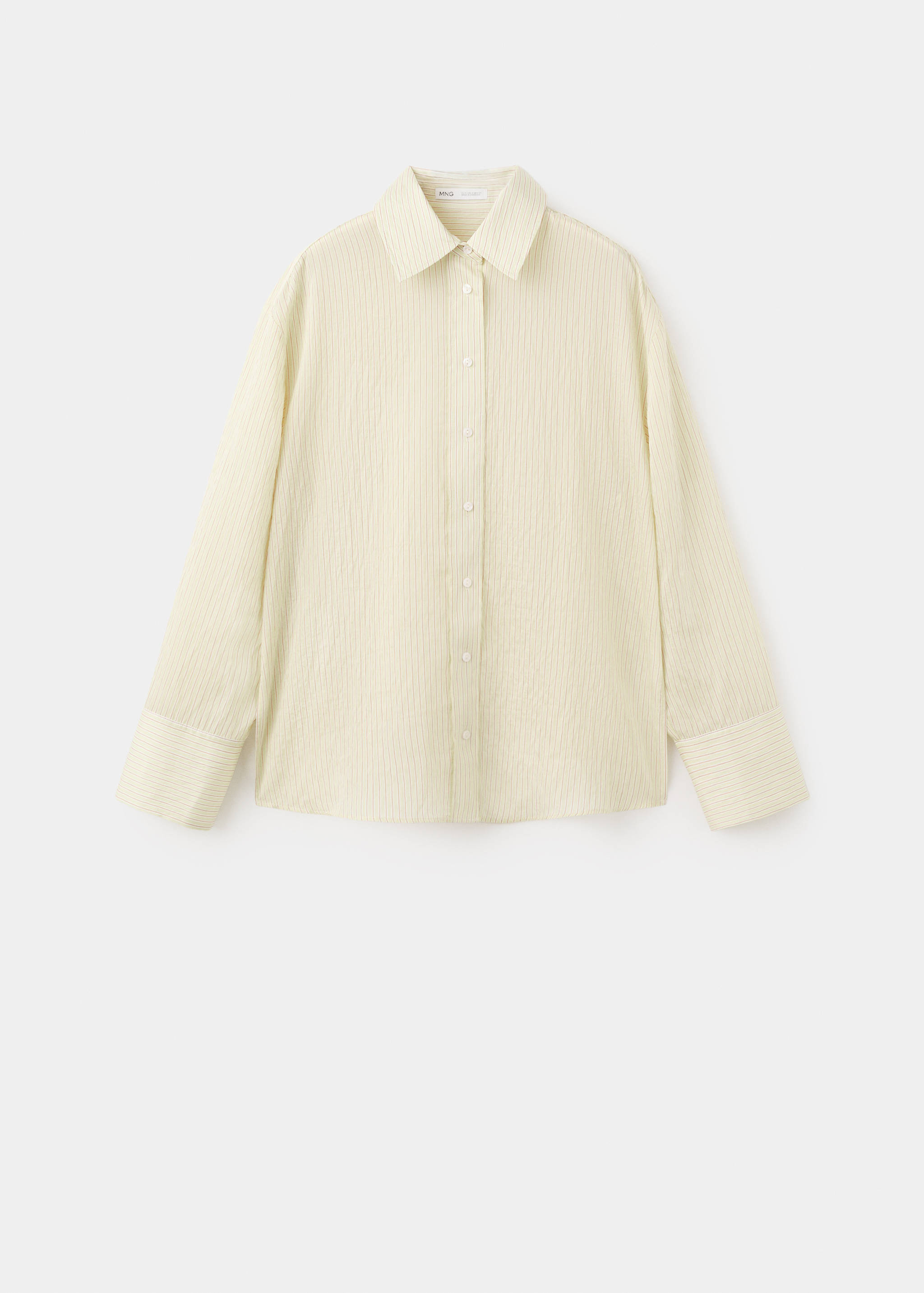 Striped lyocell shirt - Article without model