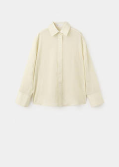 Striped lyocell shirt — Green 6