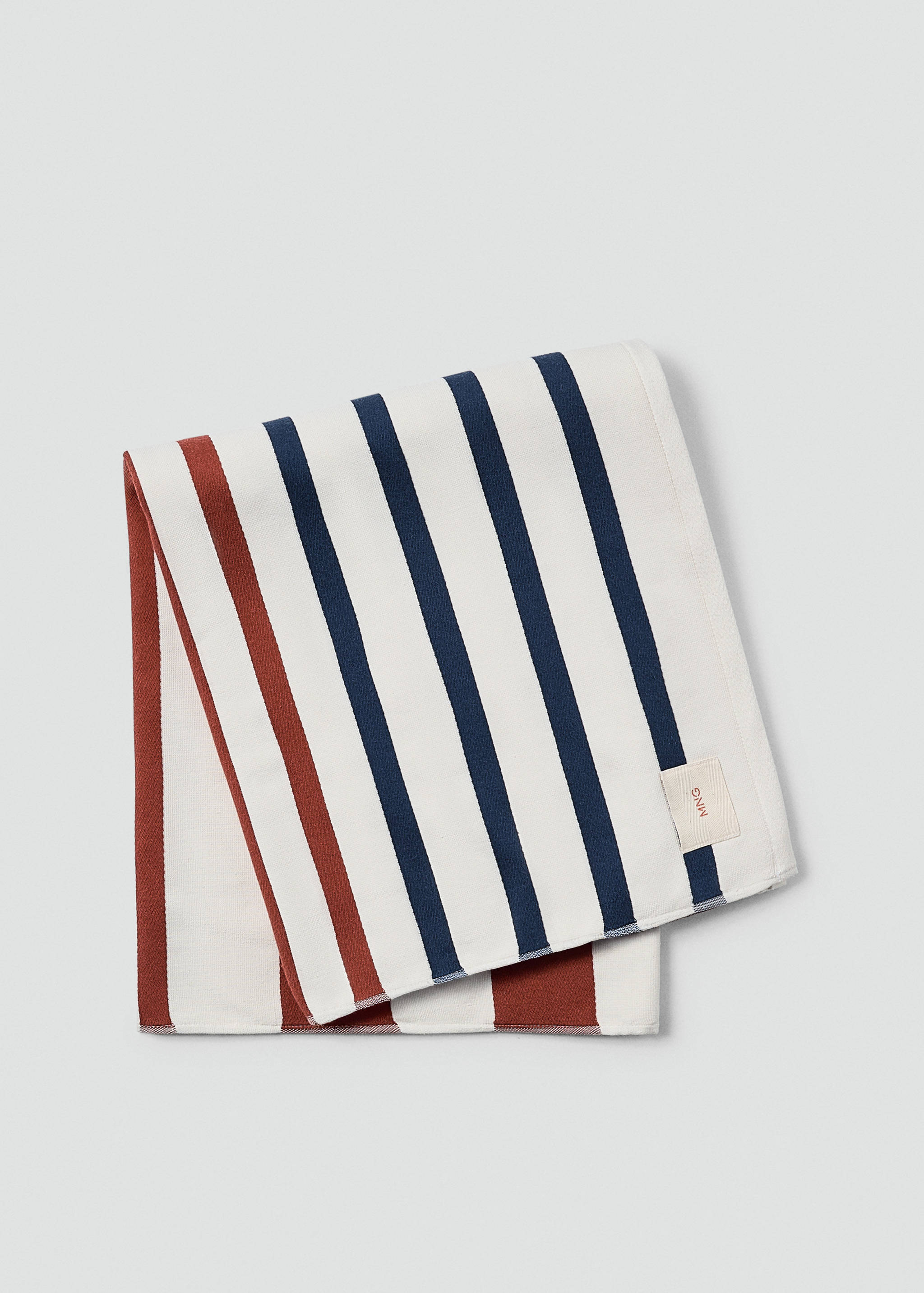 100% cotton striped beach towel - Article without model
