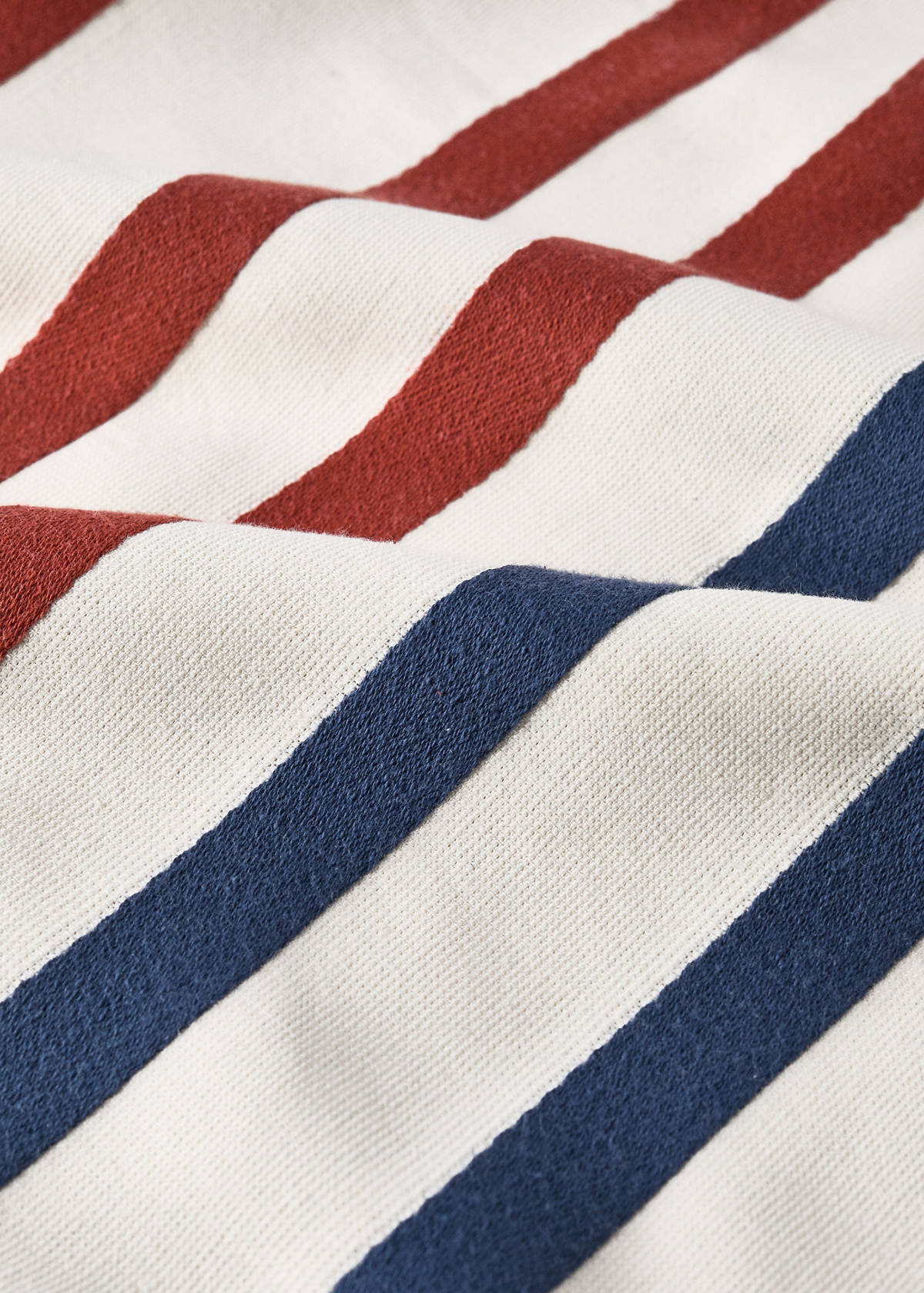 100% cotton striped beach towel — Red