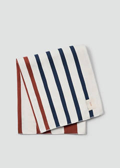 100% cotton striped beach towel — Red 1