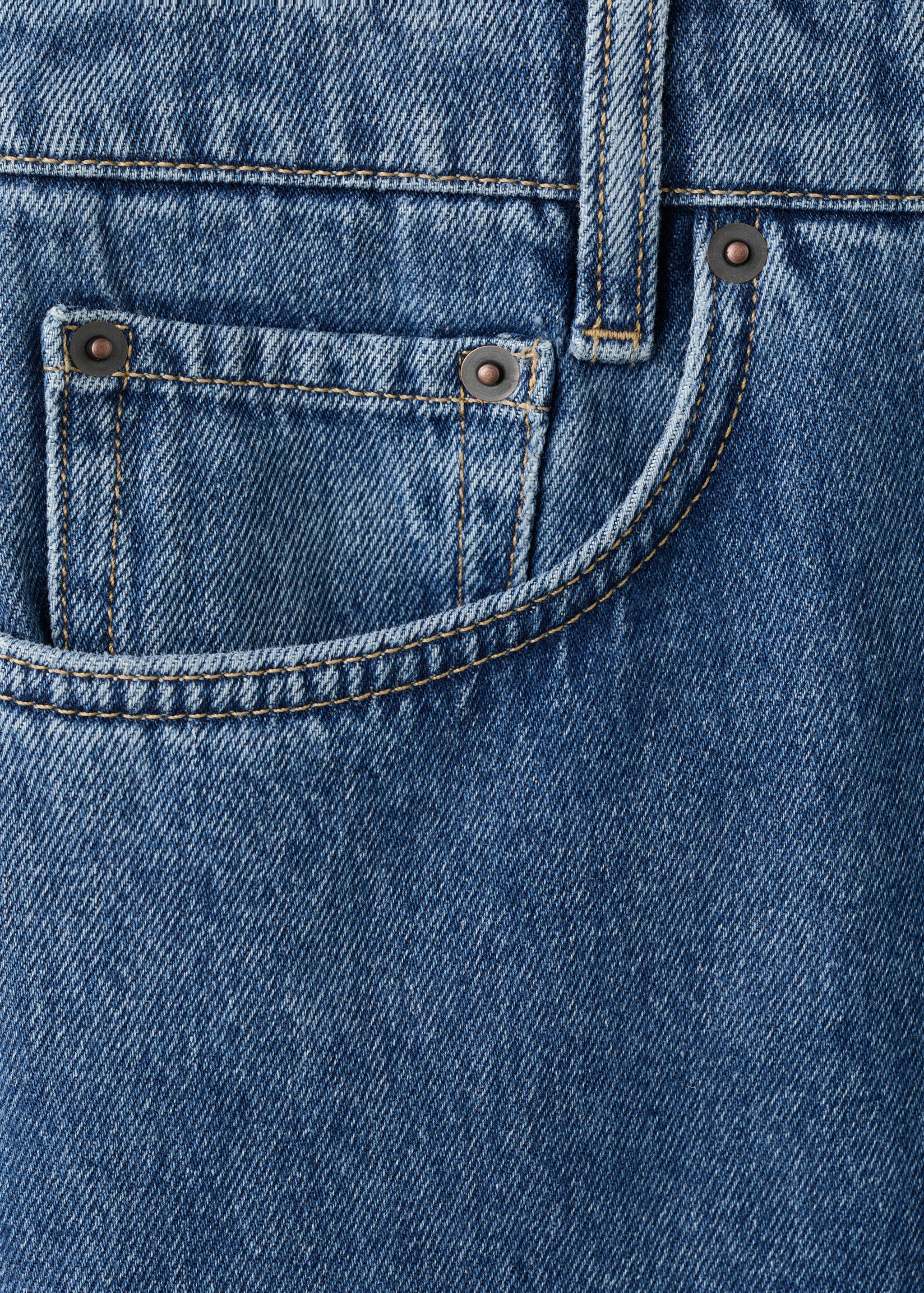 100% cotton relaxed fit jeans - Details of the article 8