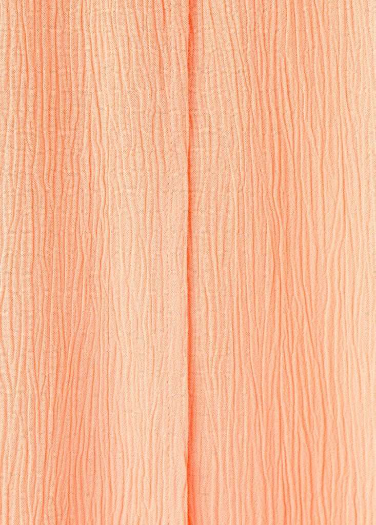Fluid trousers with side openings — Peach