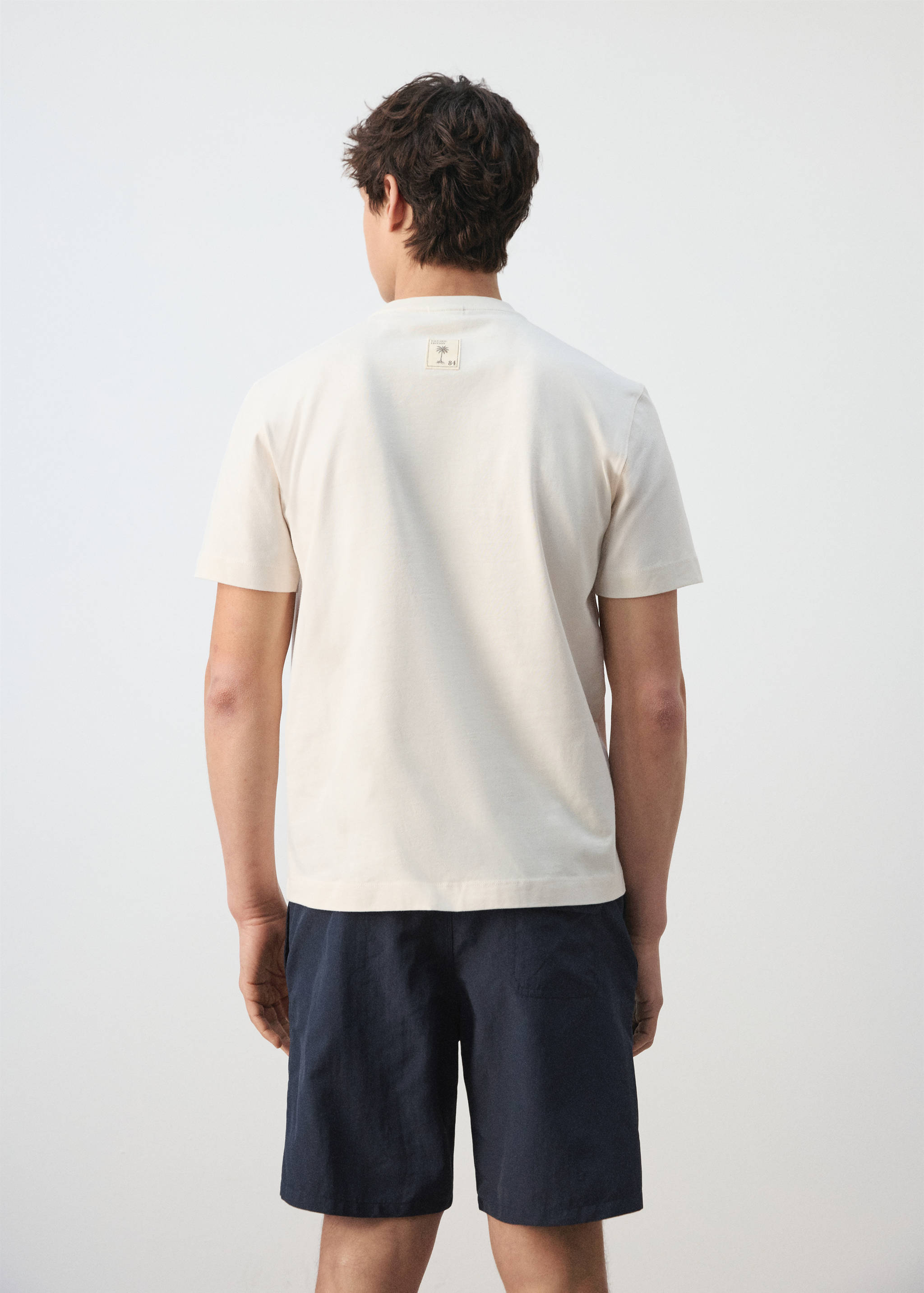 Camiseta 100% algodón estampada - Reverso del artículo