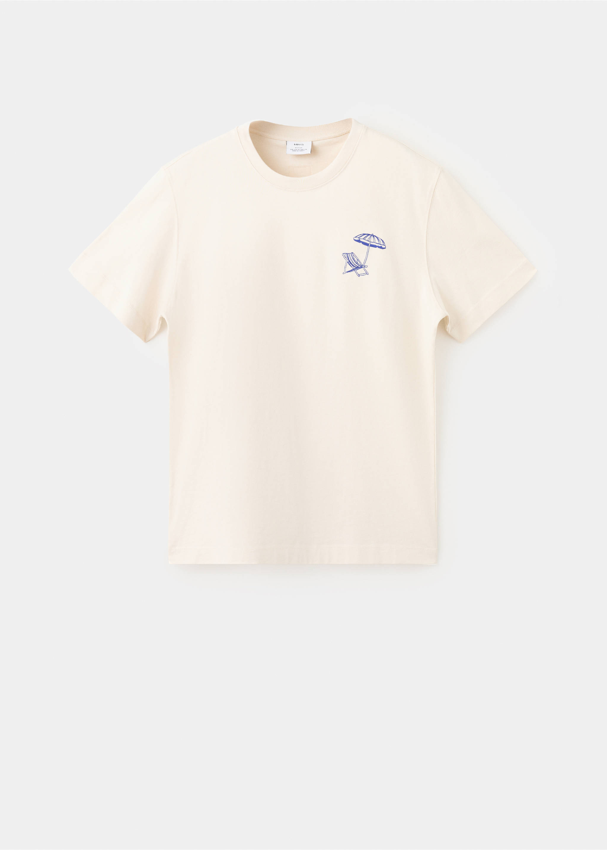 Camiseta 100% algodón estampada - Artículo sin modelo, Blanco. Ref: 27059215-00.