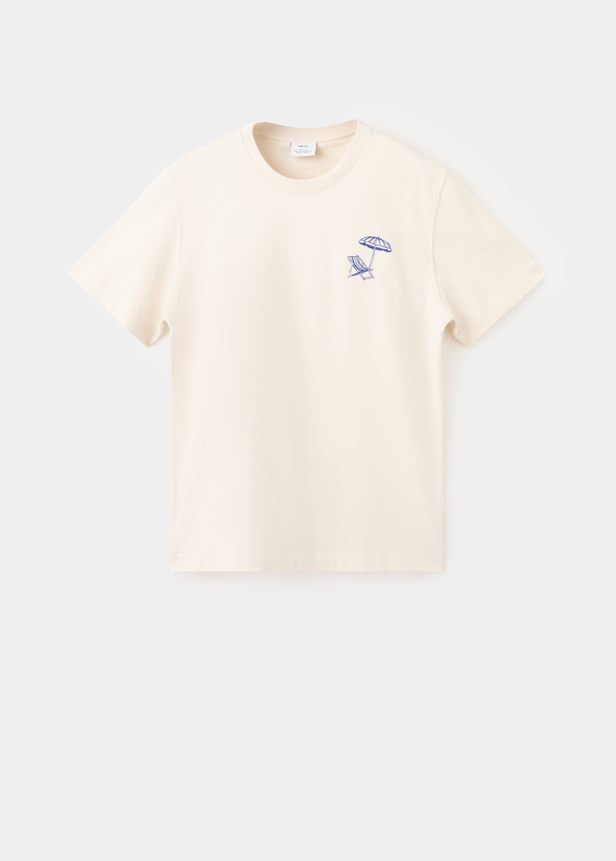 Camiseta 100% algodón bordada - Artículo sin modelo