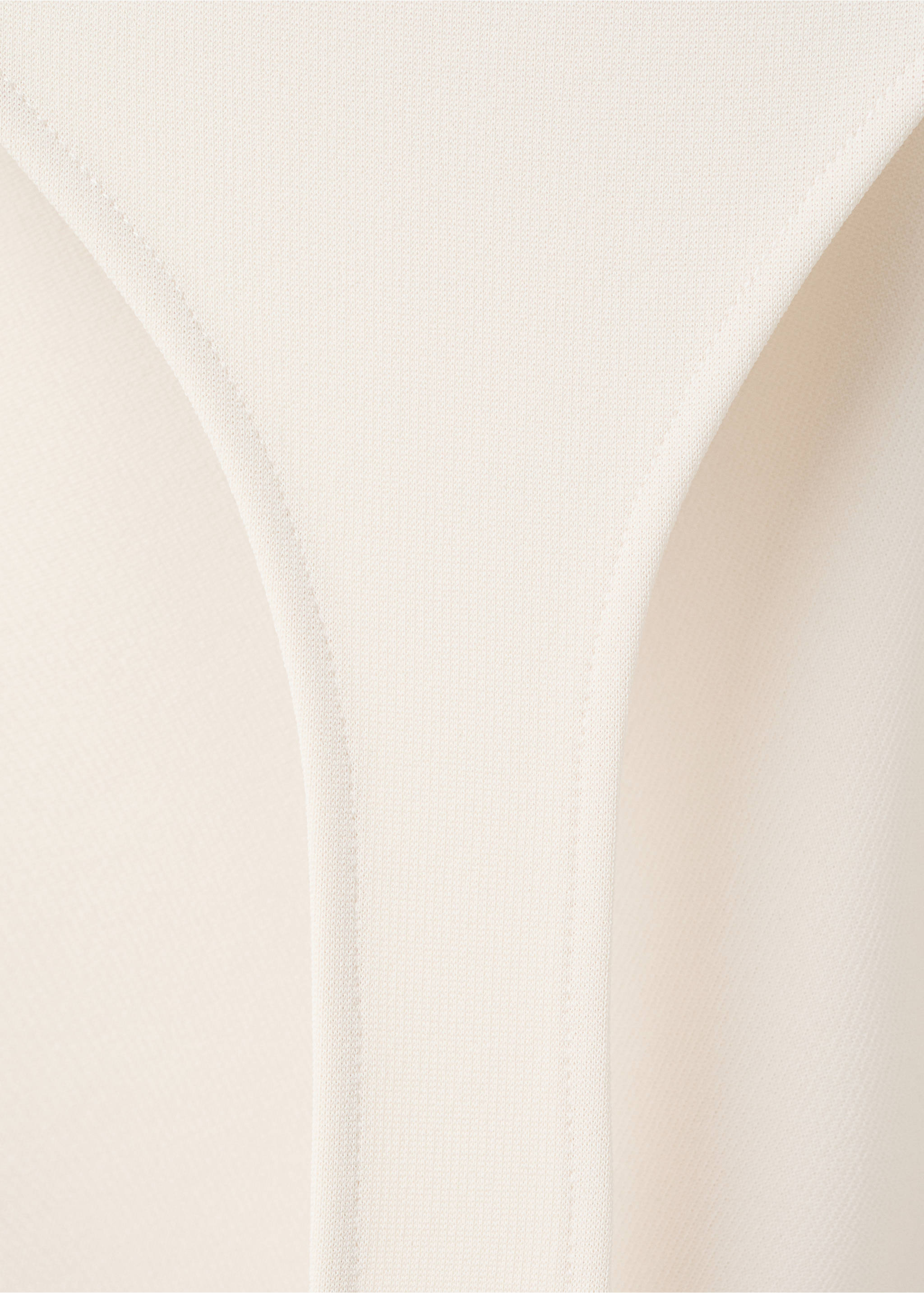 Платье с открытой спиной - Деталь изделия 0, Белый. Ref: 27059218-00.