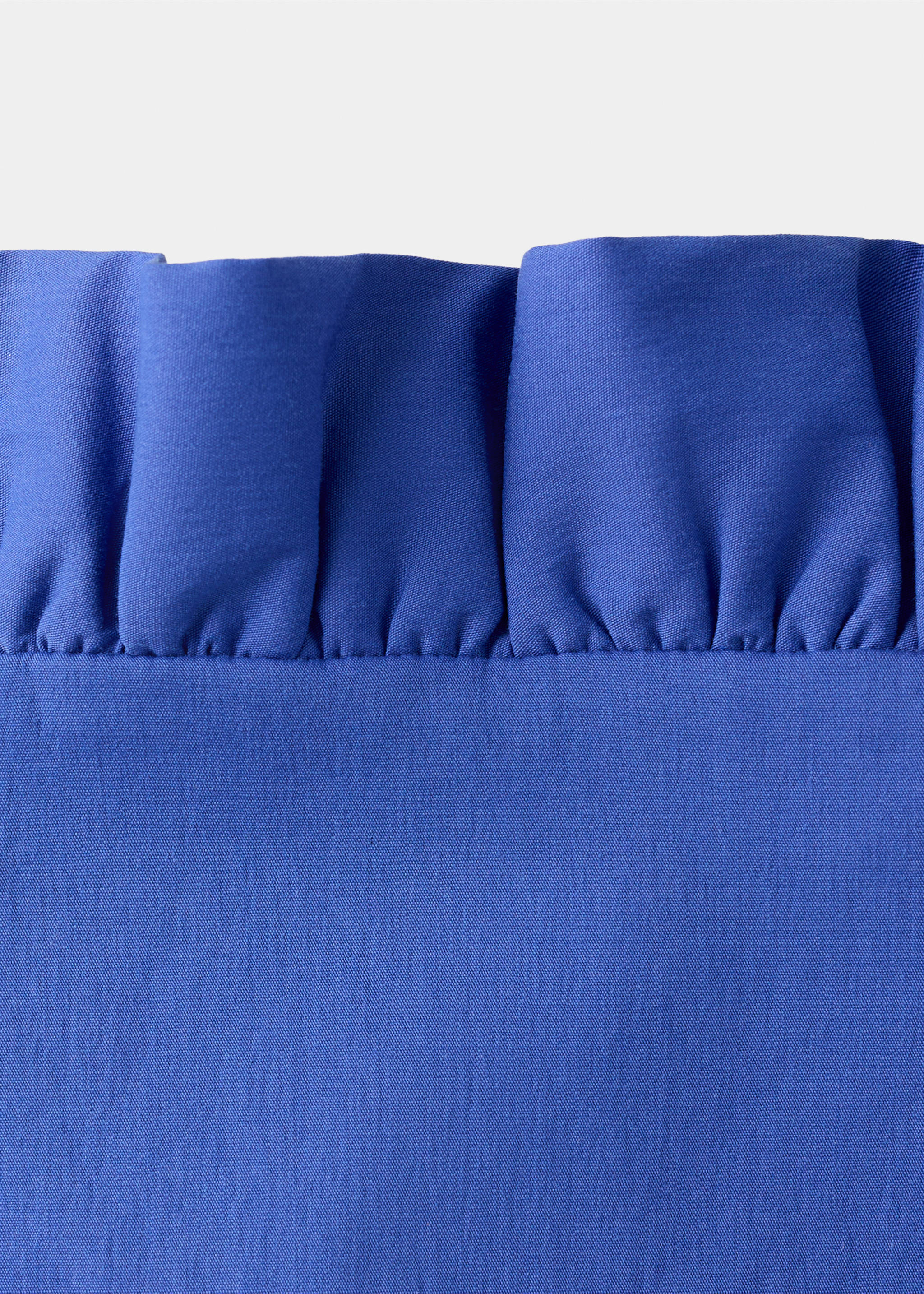 Open back crop top - Details of the article 8, Blue. Ref: 27059219-00.