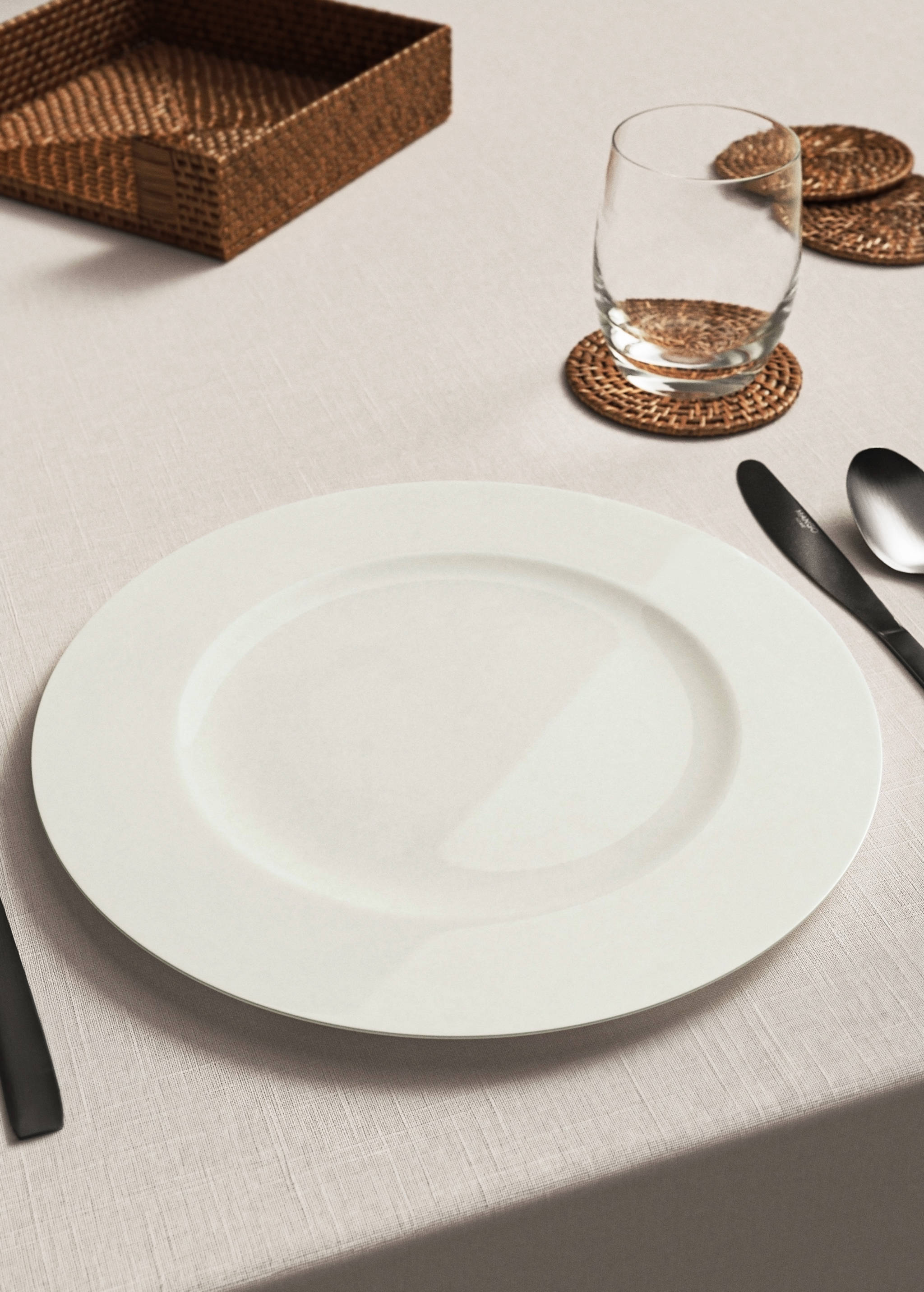 Farfurie plată bonechina ultralight - Plan general