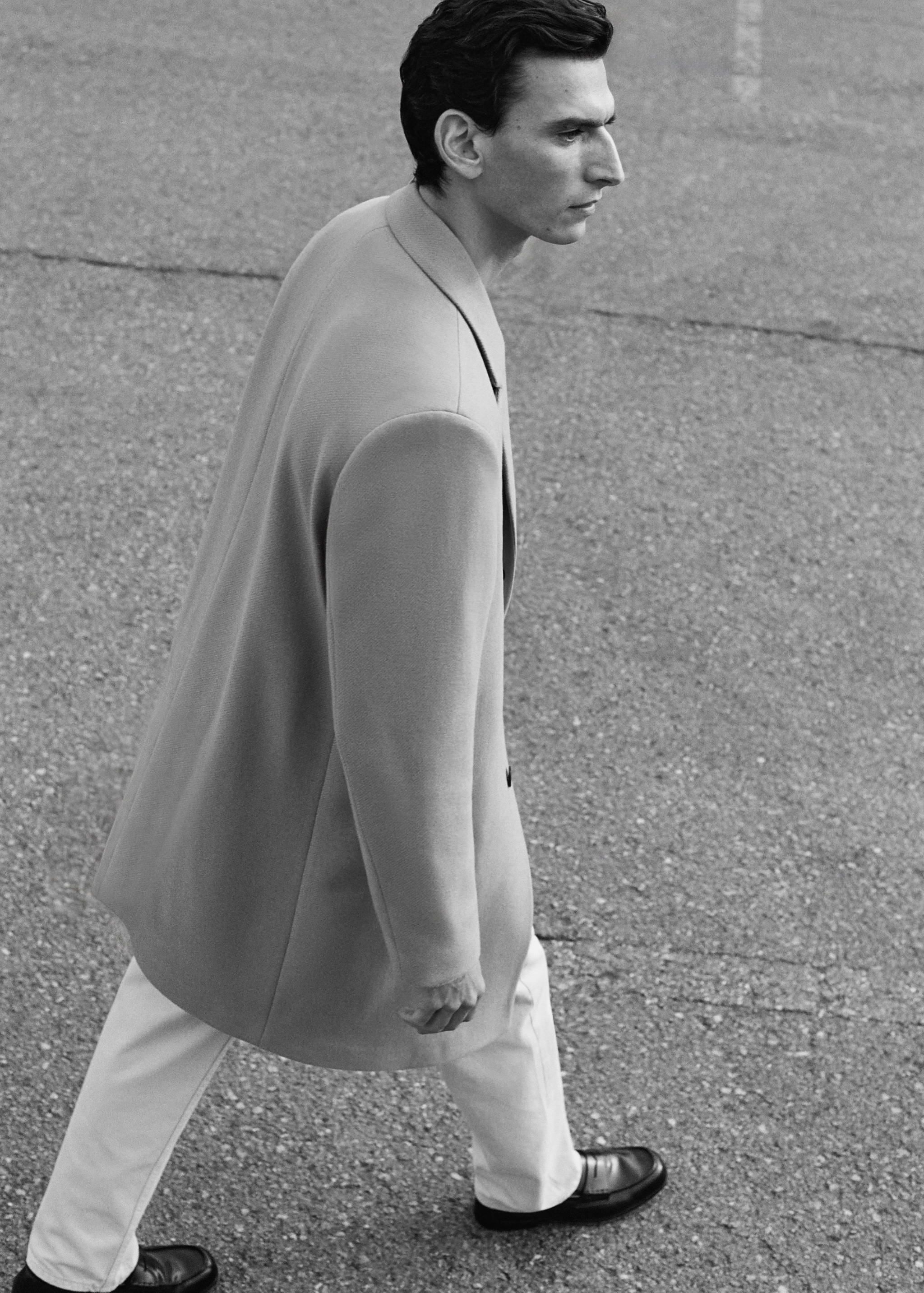 Manteco羊毛翻领大衣 - null