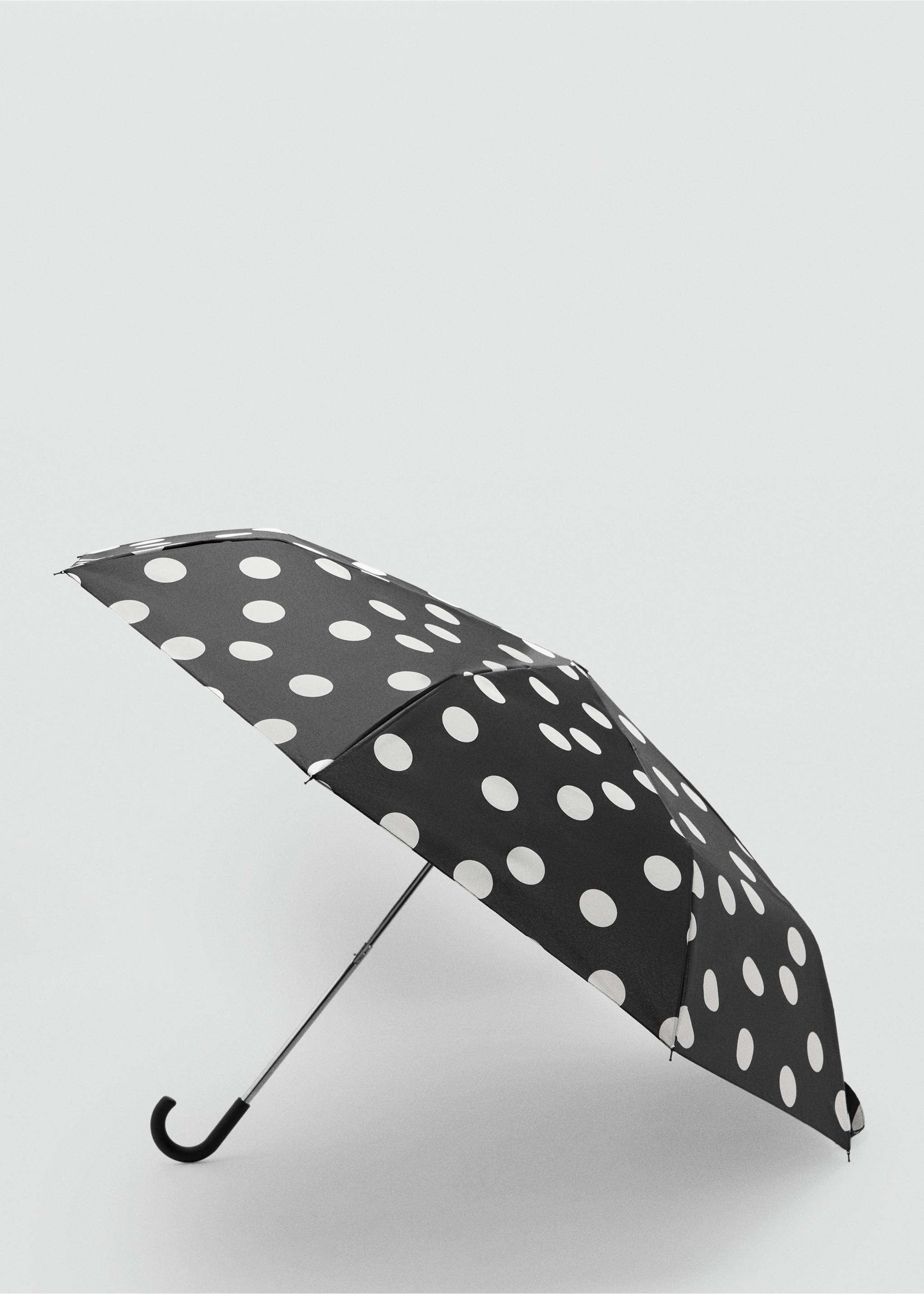 Parapluie imprimé pois - Détail de l'article 1, Noir. Ref: 27061177-00.