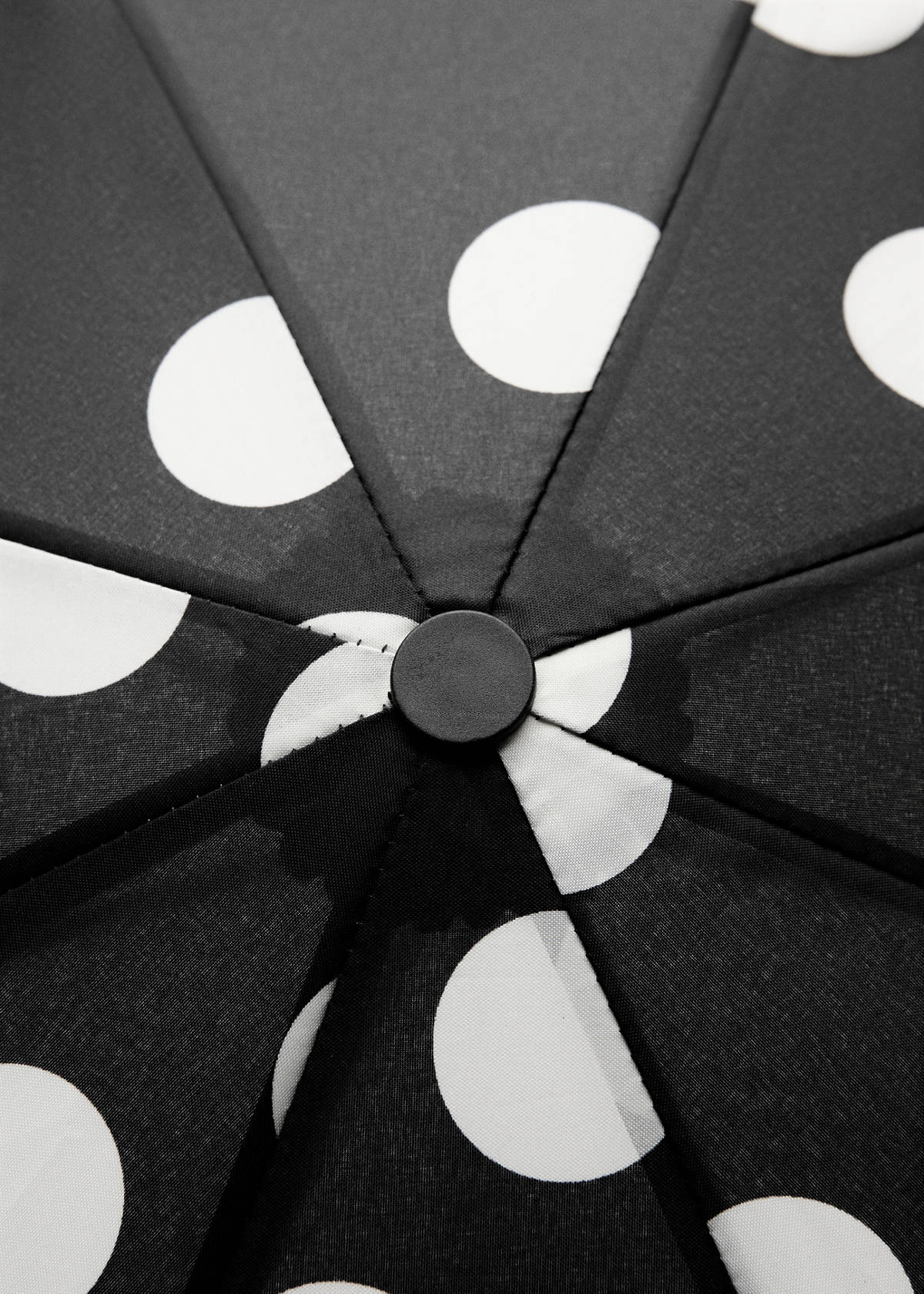Polka-dot print umbrella — Black