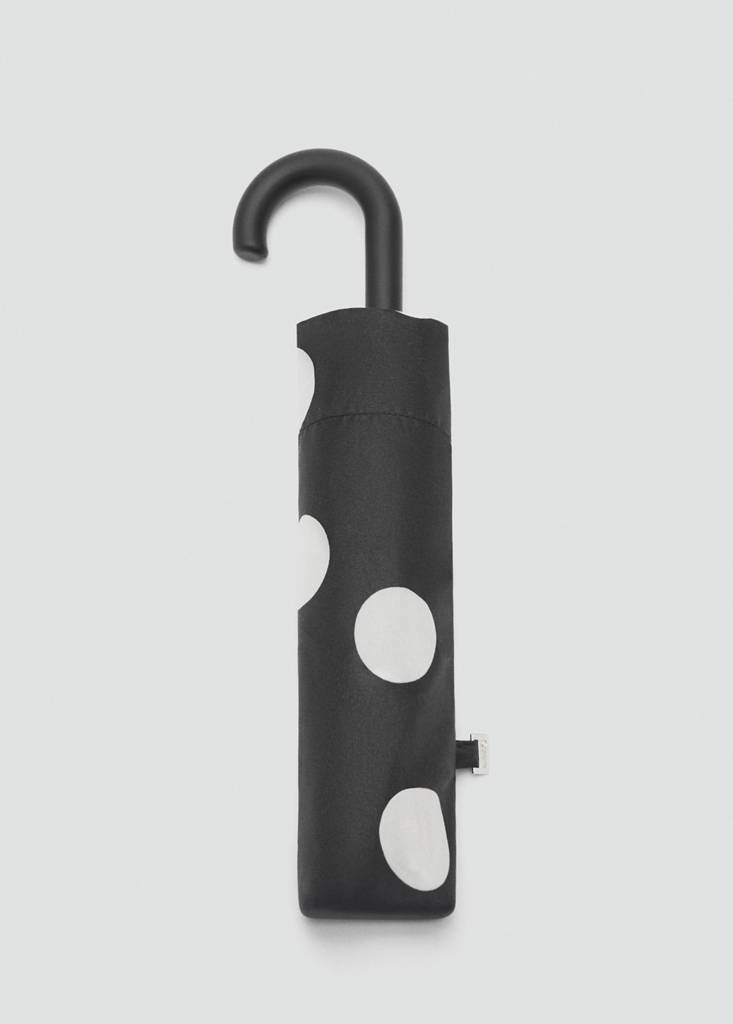Polka-dot print umbrella