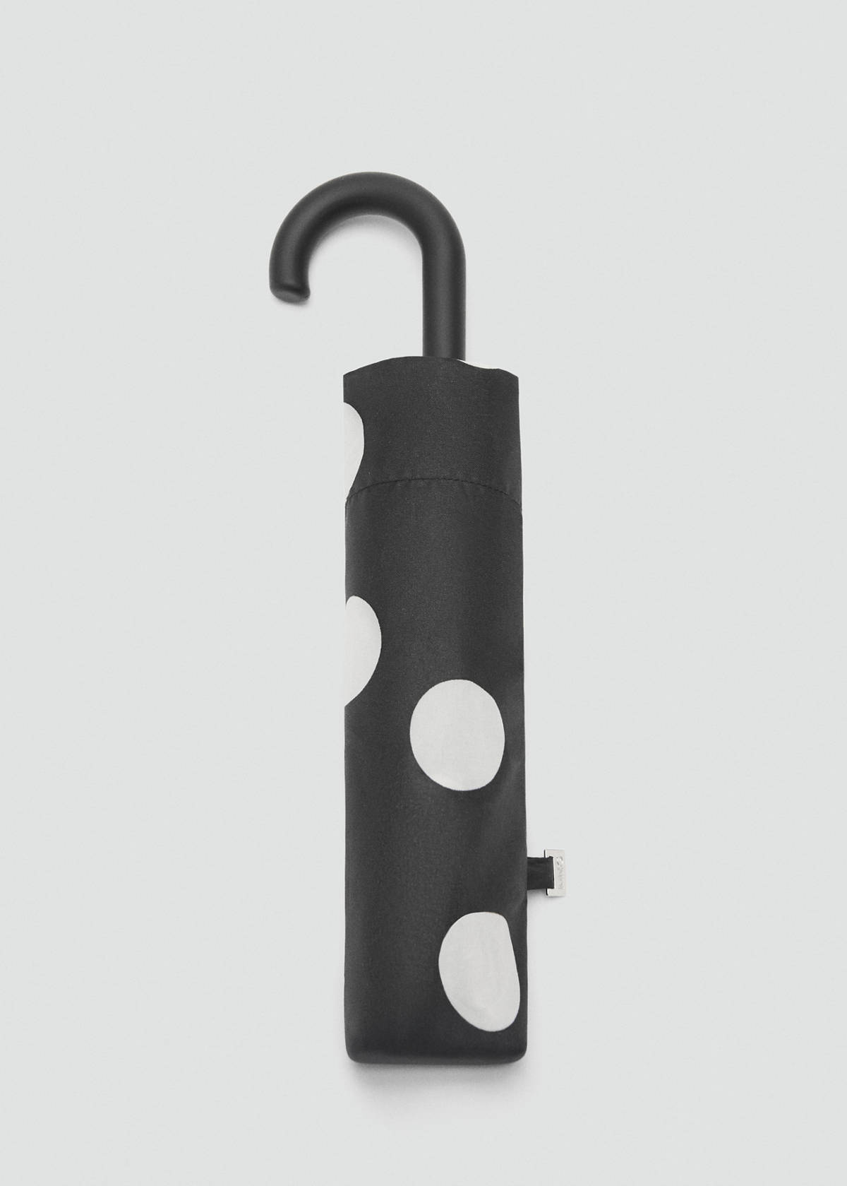 Polka-dot print umbrella — Black