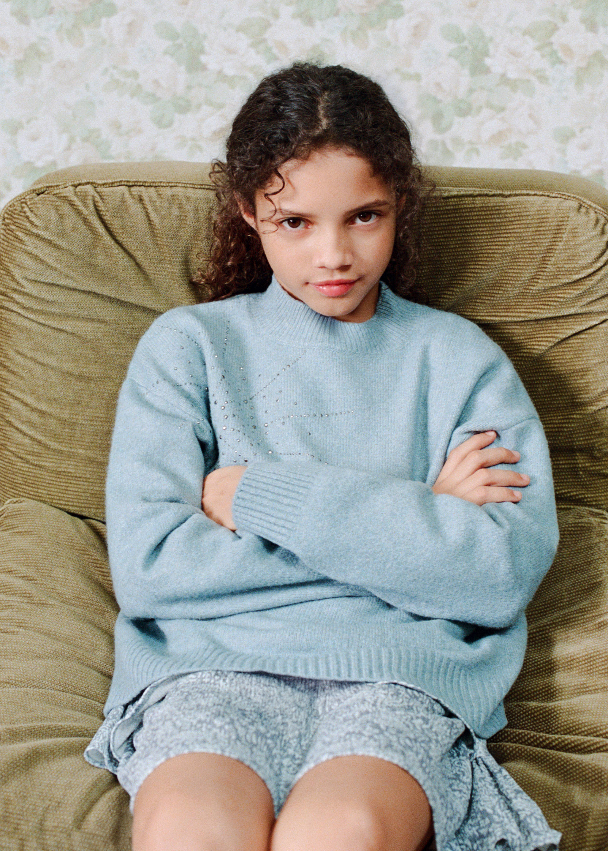 Jersei detalls strass - Pla mig