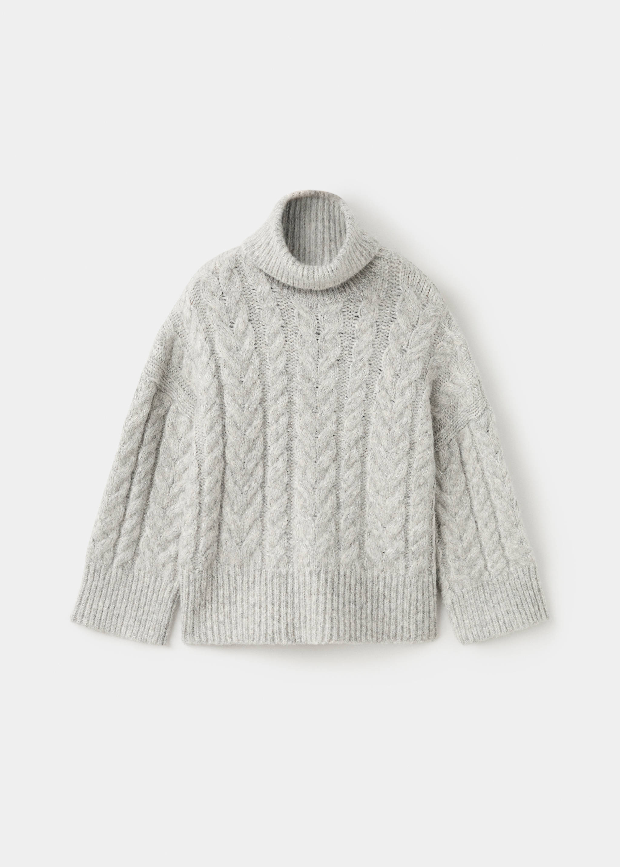 Turtleneck lurex sweater - Article without model
