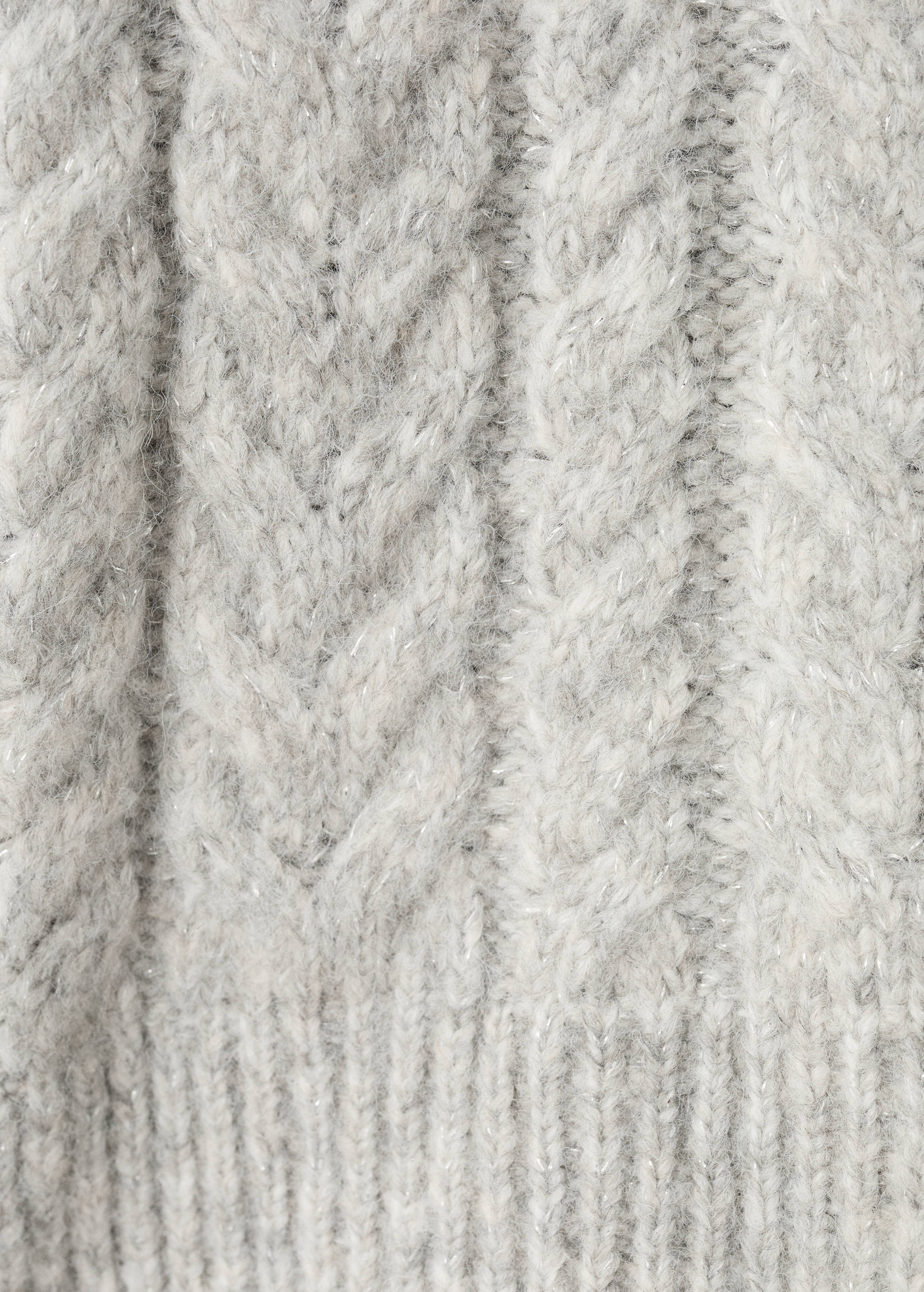 Turtleneck lurex sweater - Details of the article 8