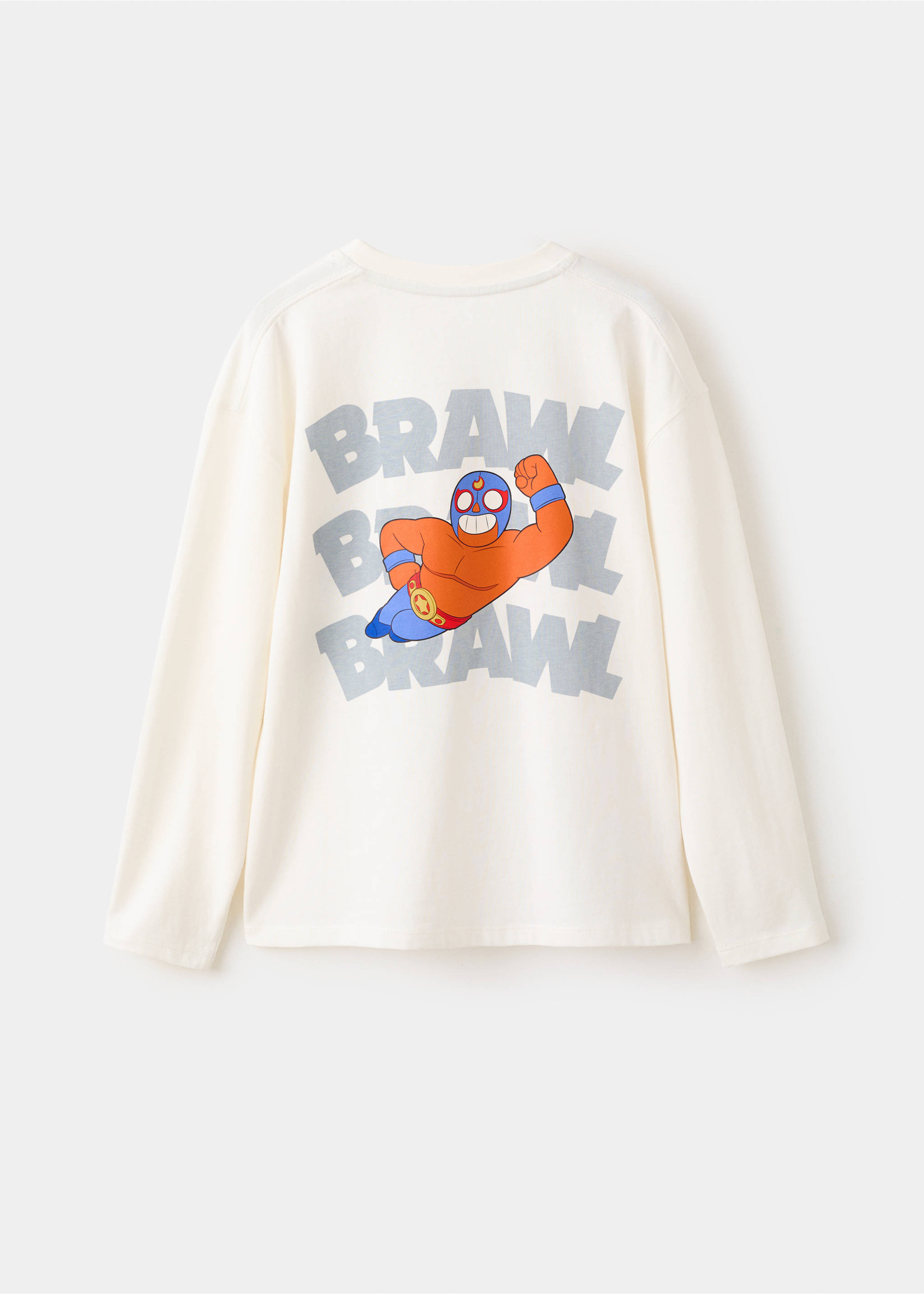 Camiseta Brawl Stars - Reverso del artículo, Blanco roto. Ref: 27061183-00.