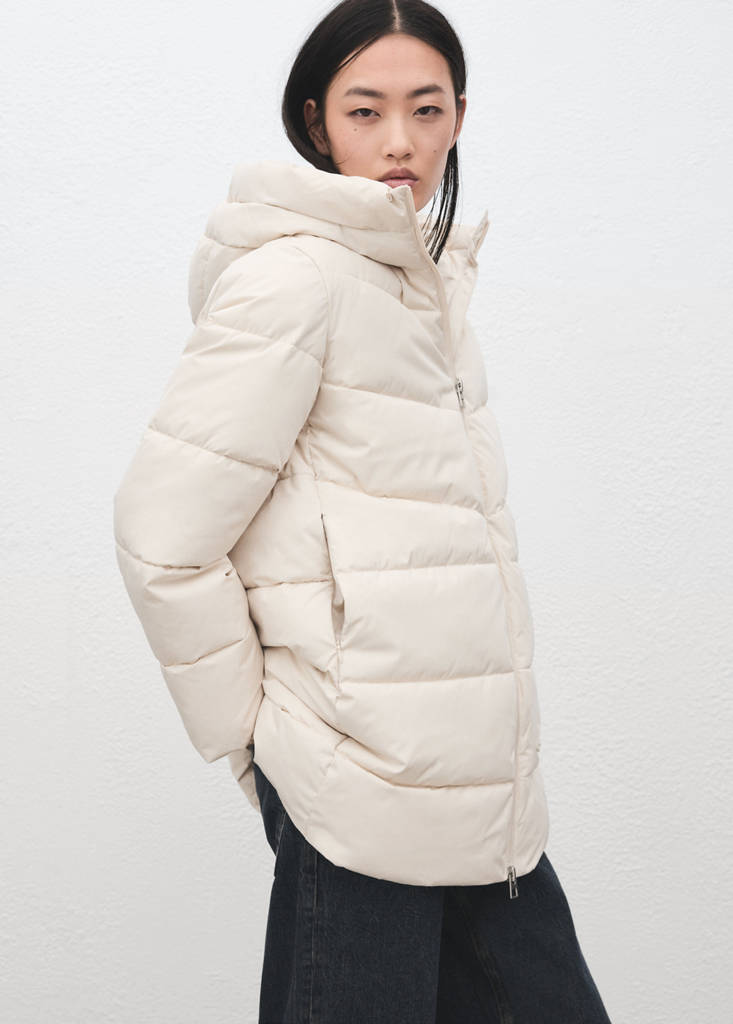 Hood puffer coat — Off White