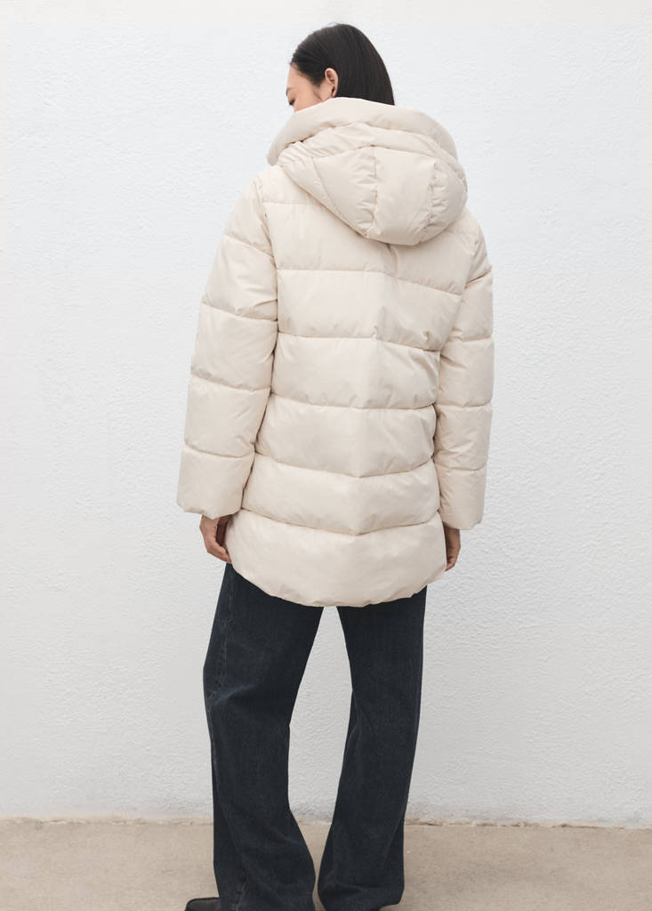 Hood puffer coat — Off White