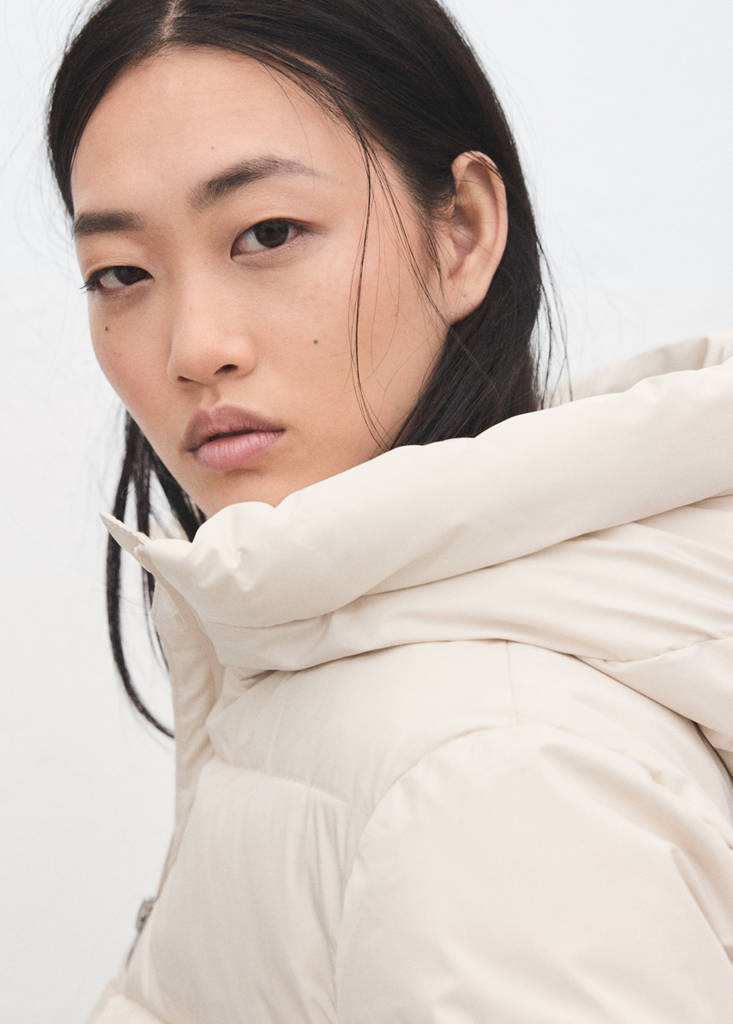 Hood puffer coat — Off White