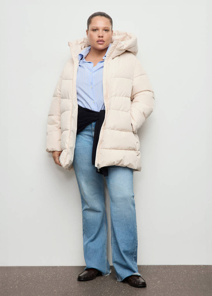 Hood puffer coat — Off White