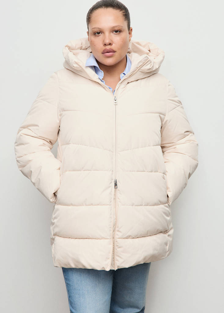 Hood puffer coat — Off White