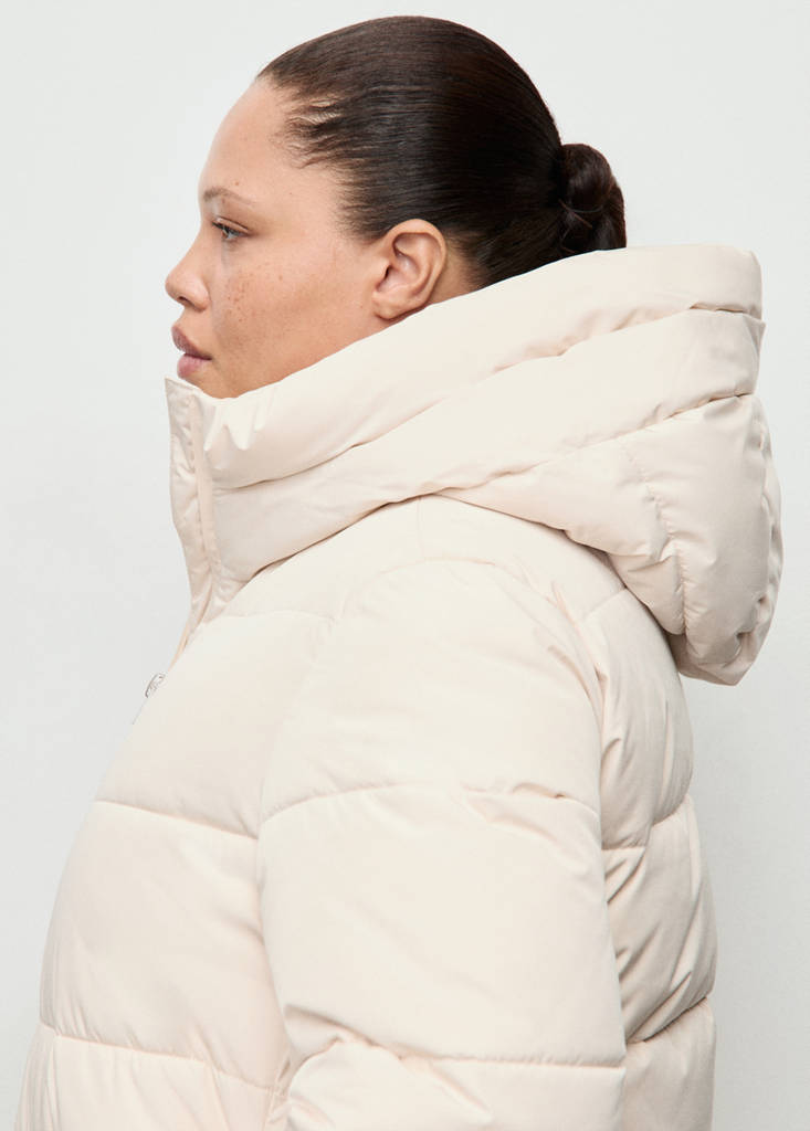 Hood puffer coat — Off White