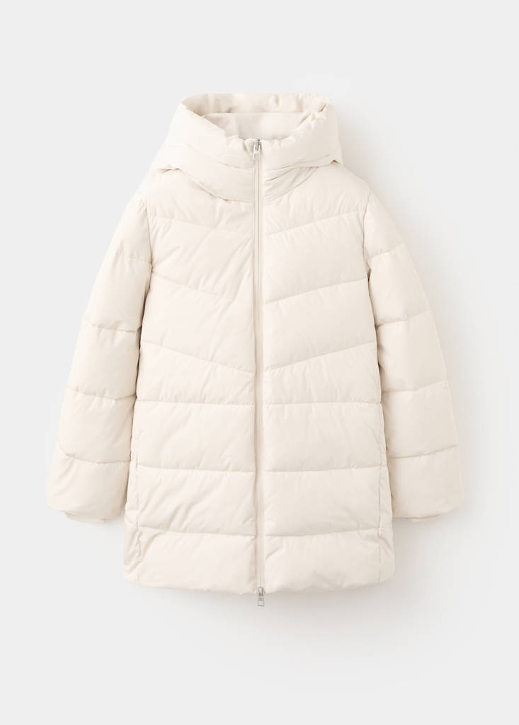 Hood puffer coat — Off White