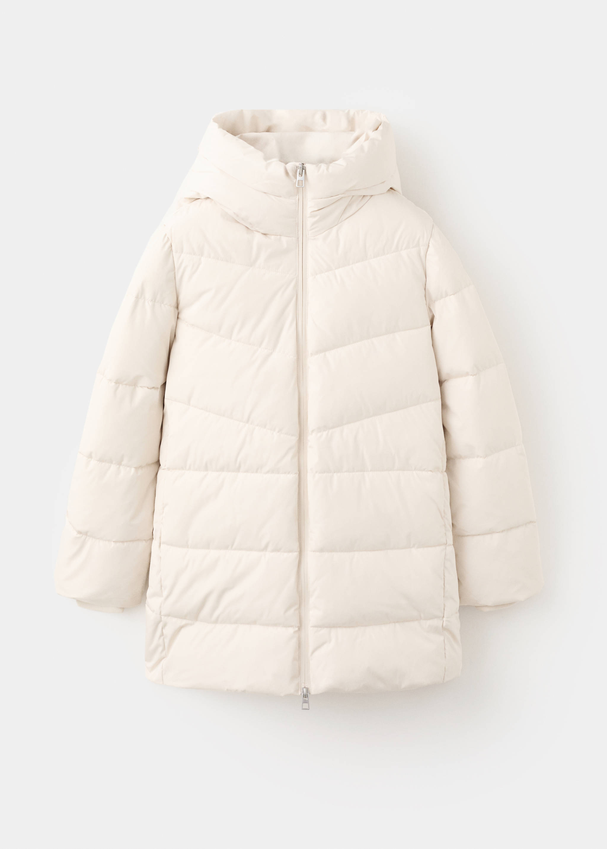Hood puffer coat - Article without model