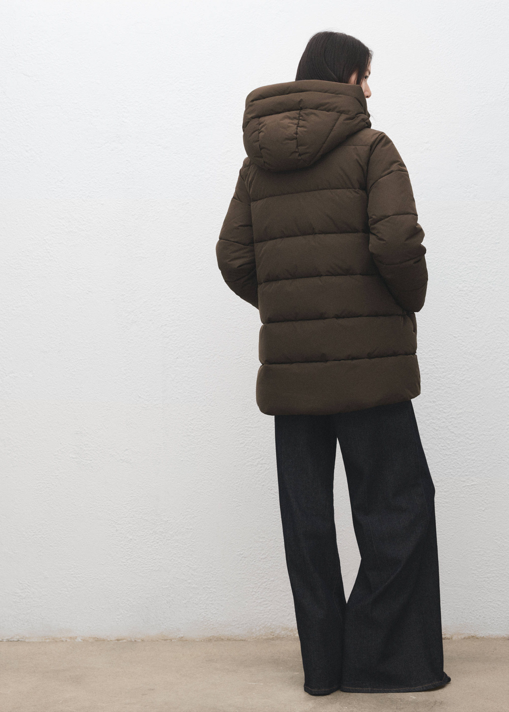 Anorak matelassé à capuche - Verso de l’article